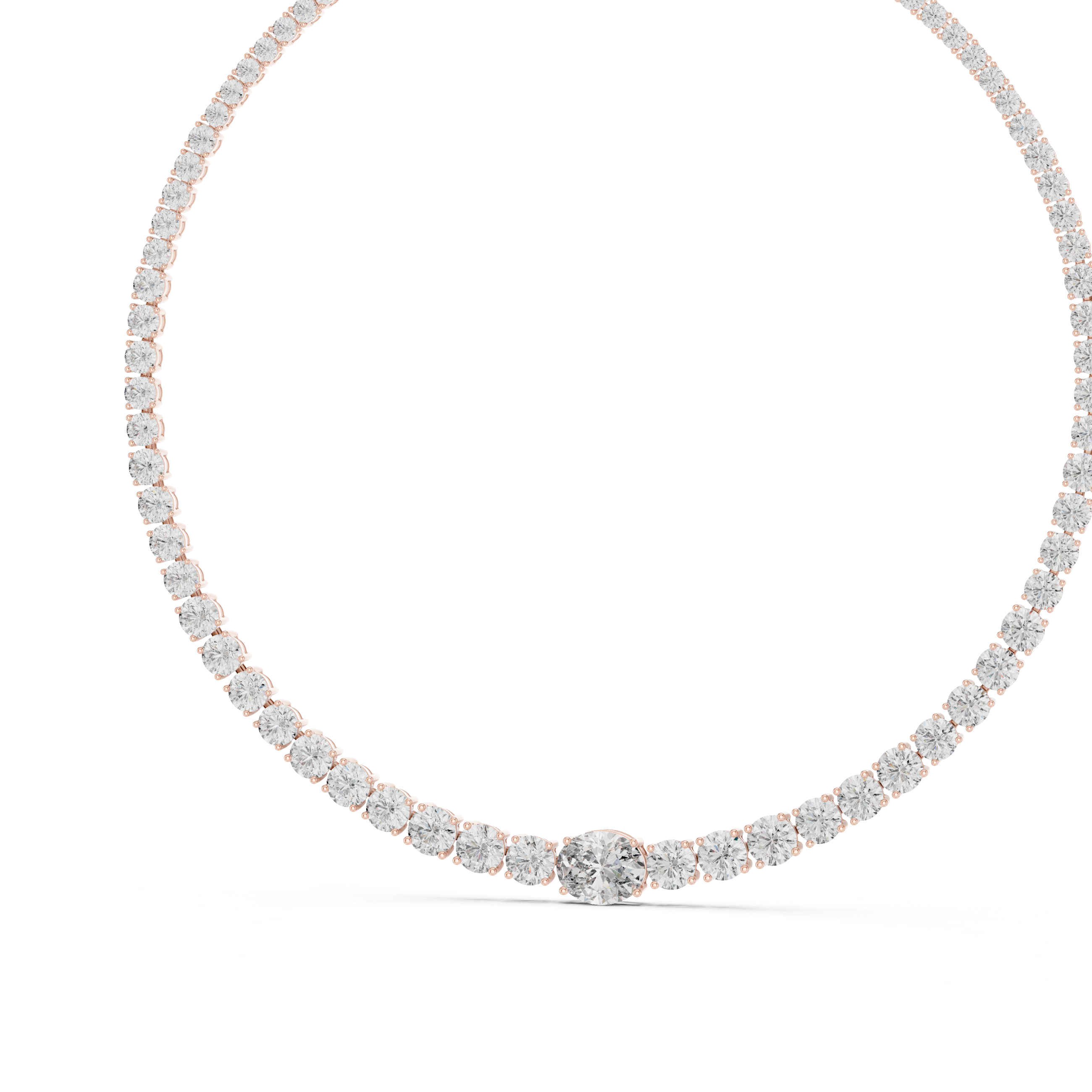 Luxury Graduated Diamond Necklace