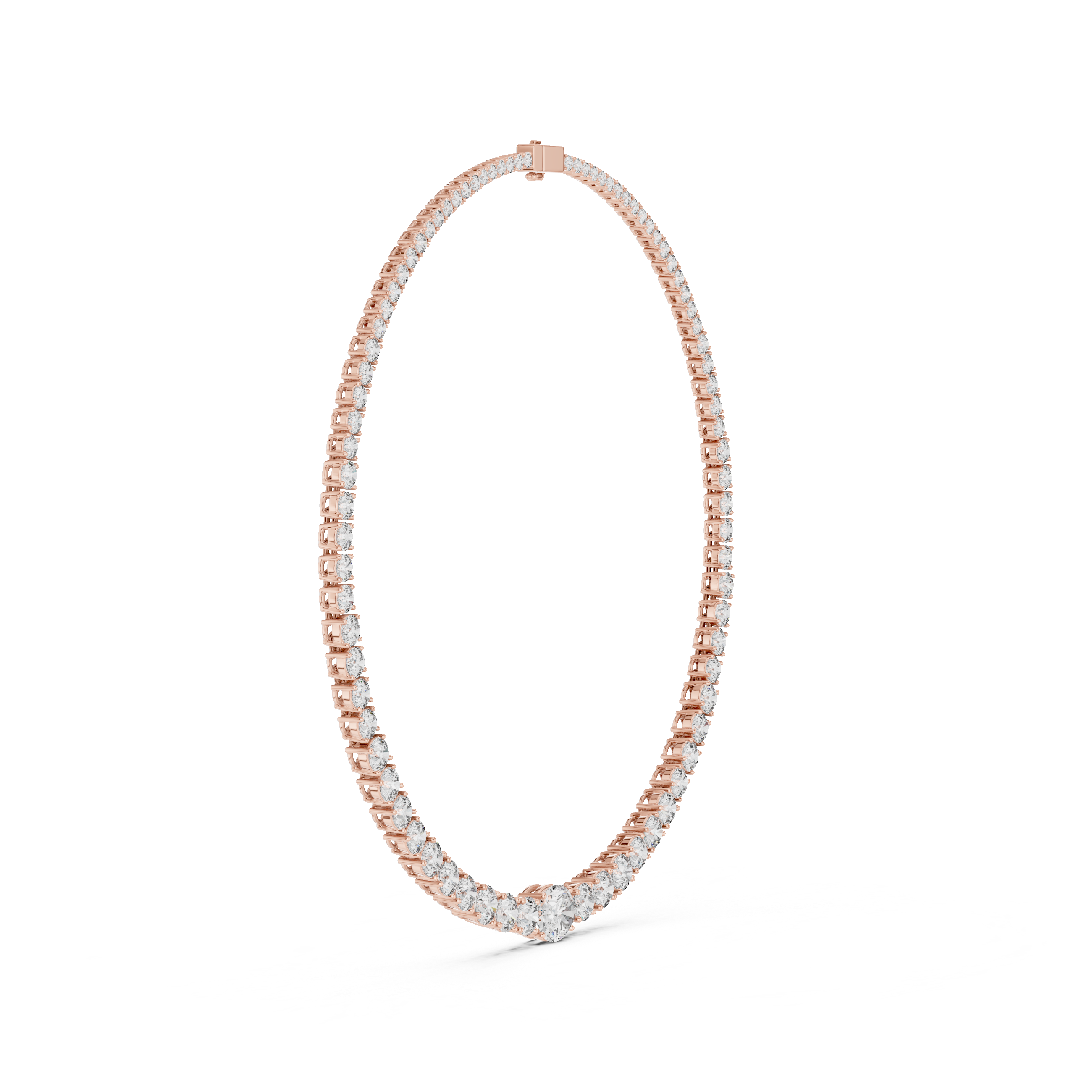 Luxury Graduated Diamond Necklace