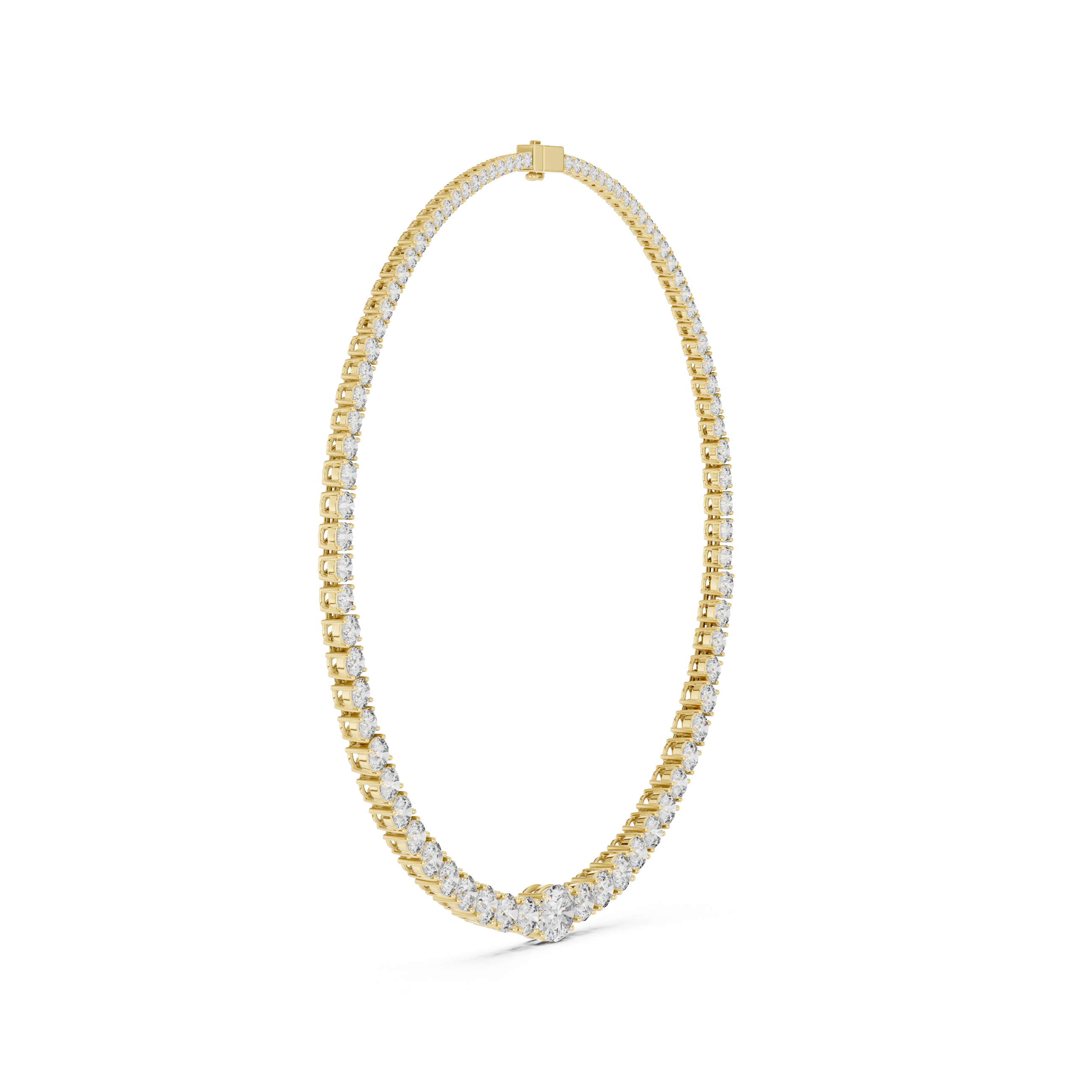 Luxury Graduated Diamond Necklace