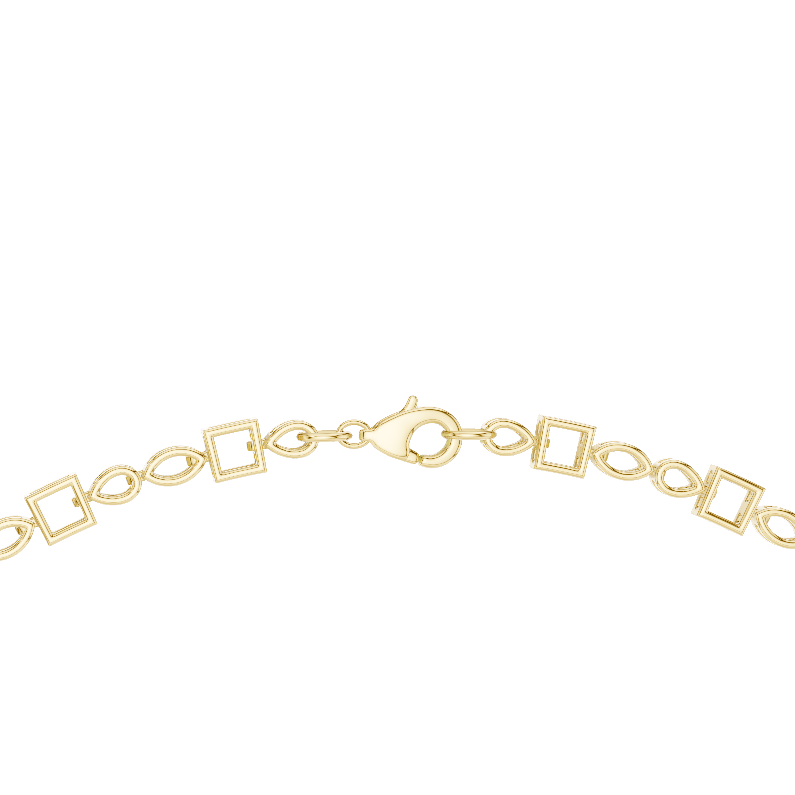 Floral Cluster Multi Shape Diamond Necklace