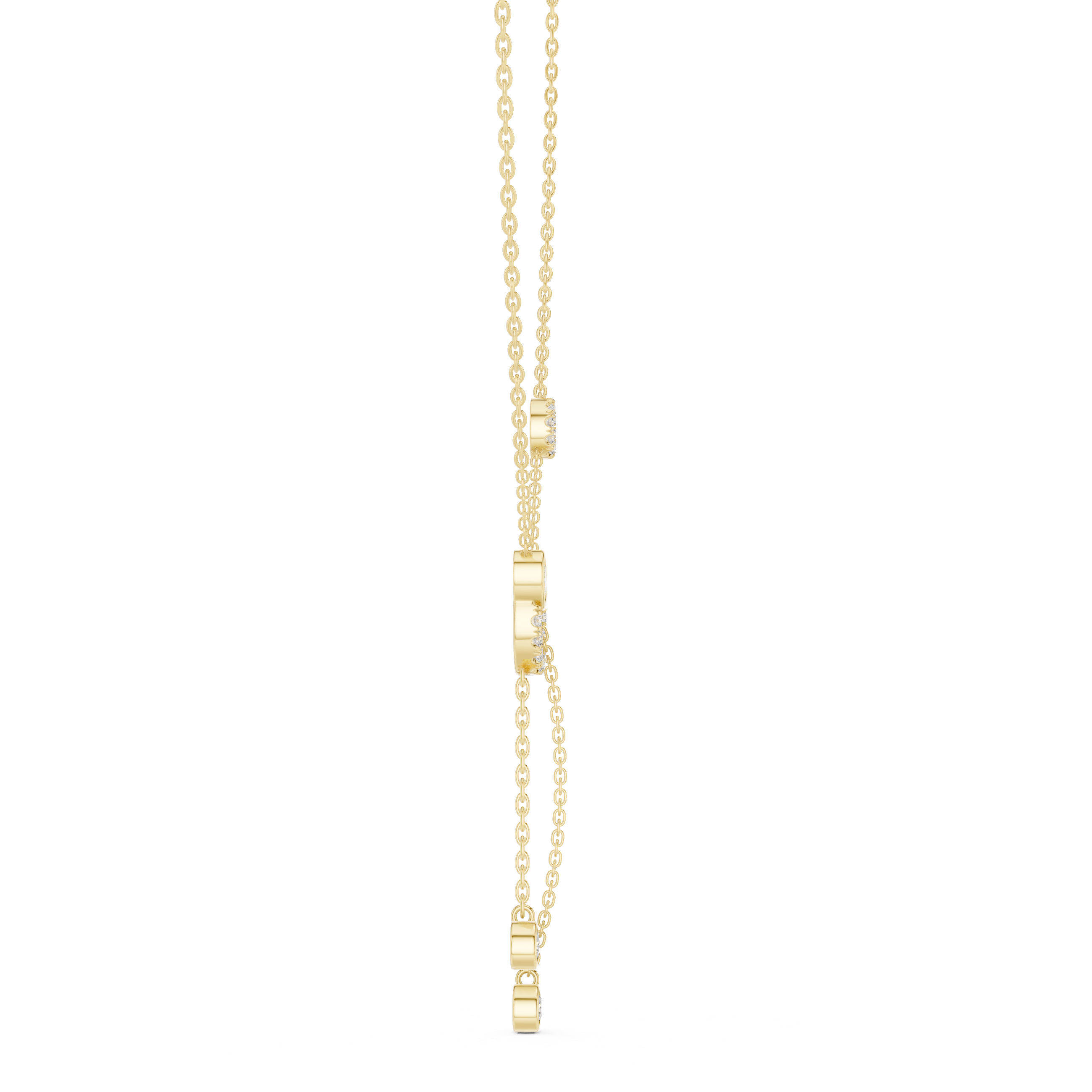 Luxury Circle Drop Necklace