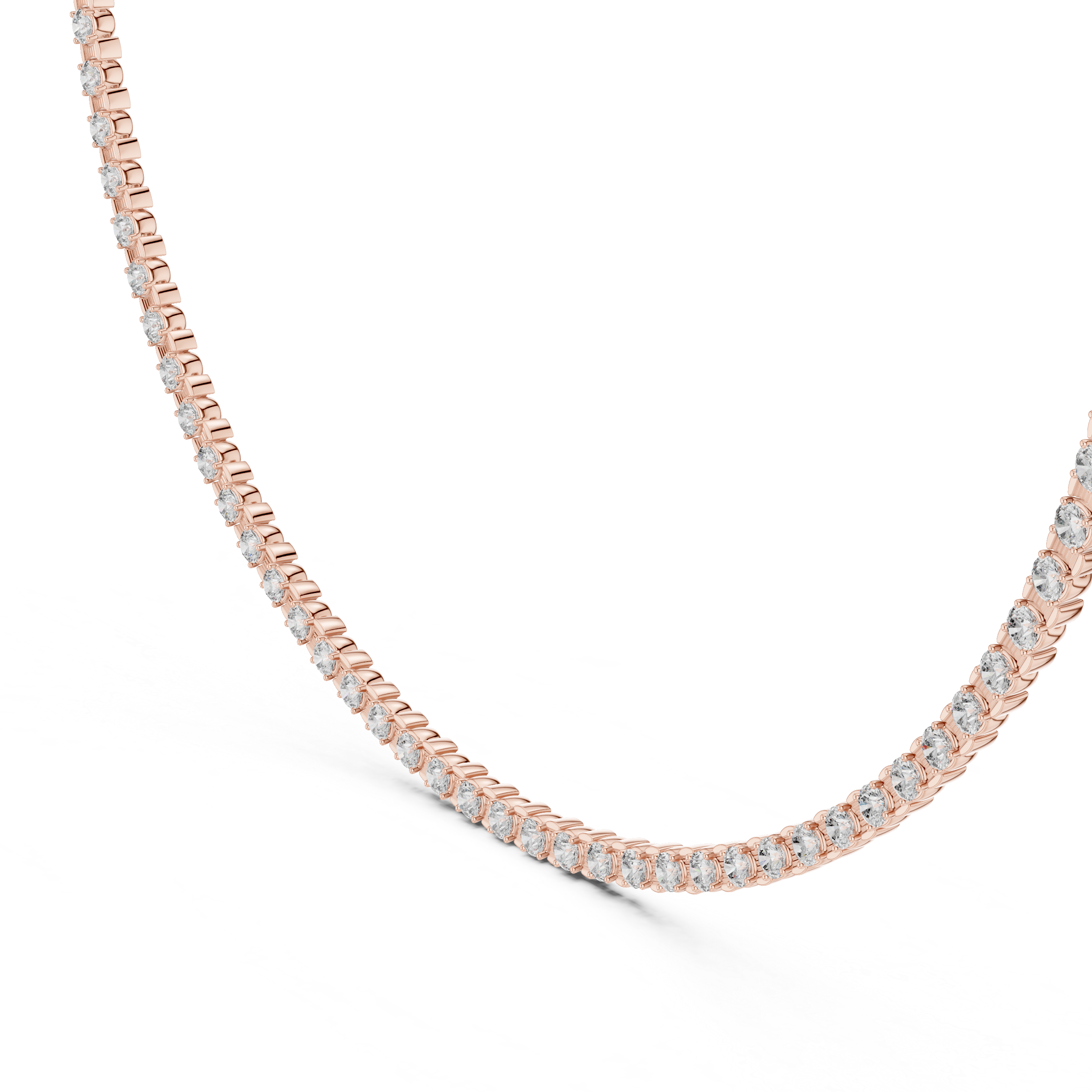 Luxury Diamond Tennis Chain Necklace