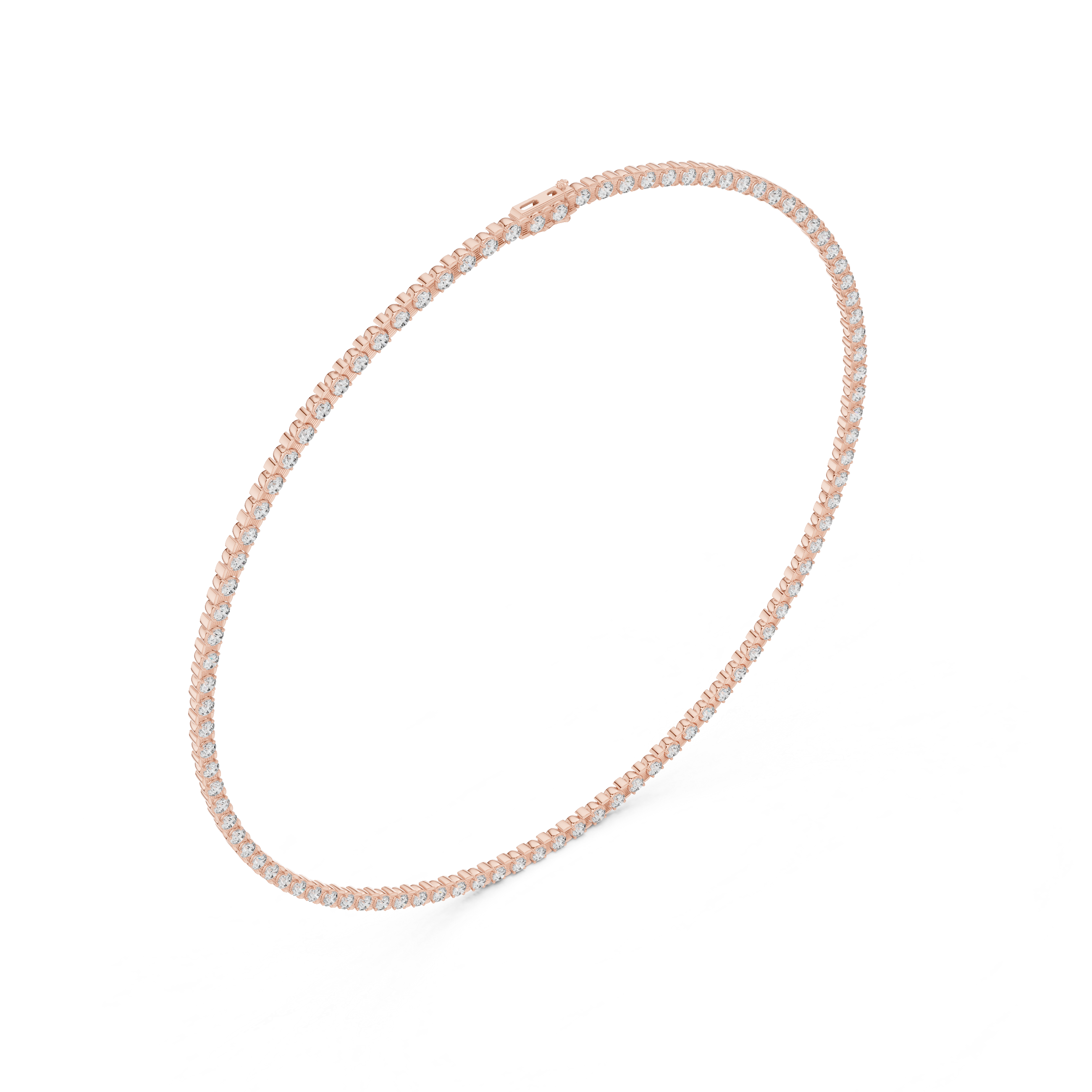 Luxury Diamond Tennis Chain Necklace