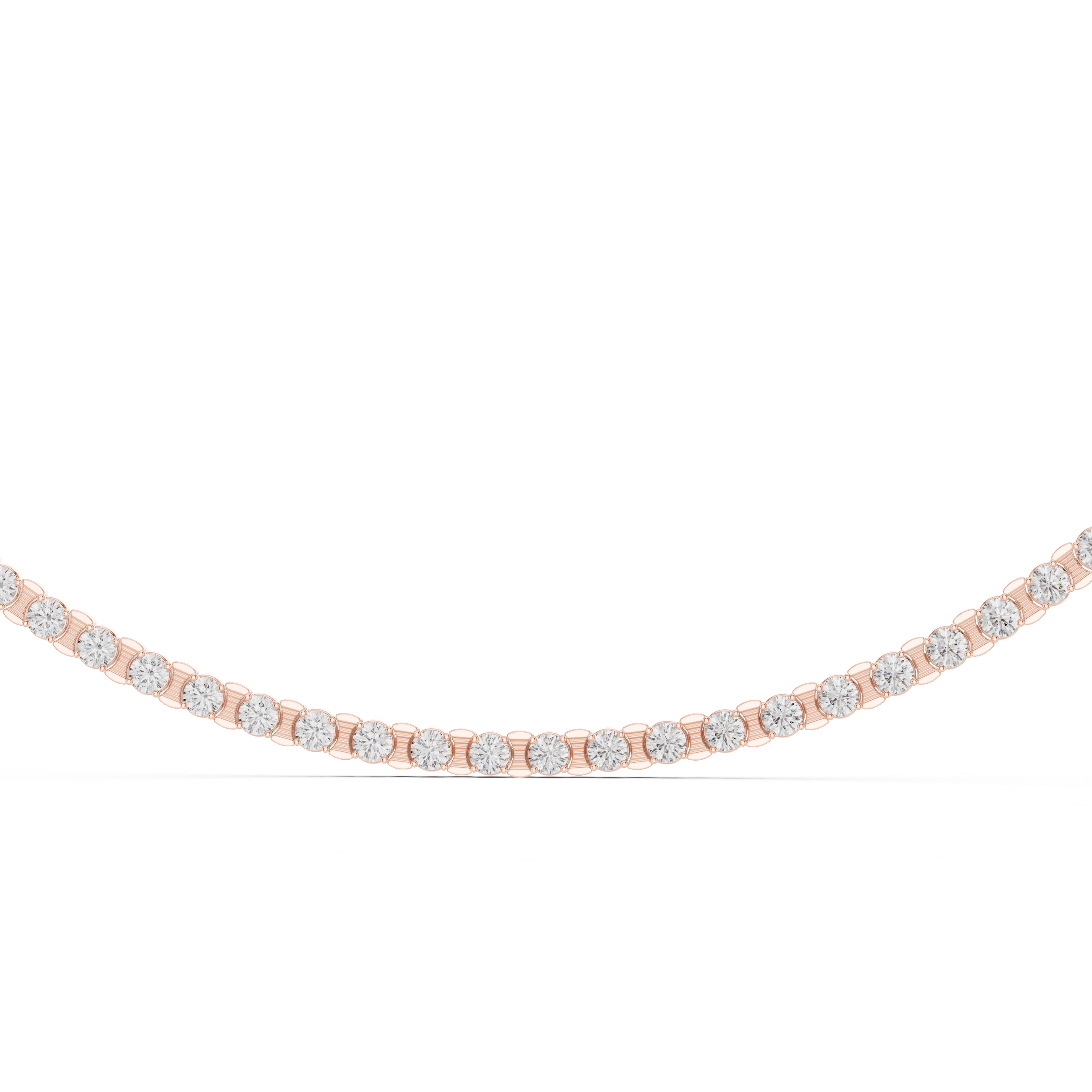 Luxury Diamond Tennis Chain Necklace