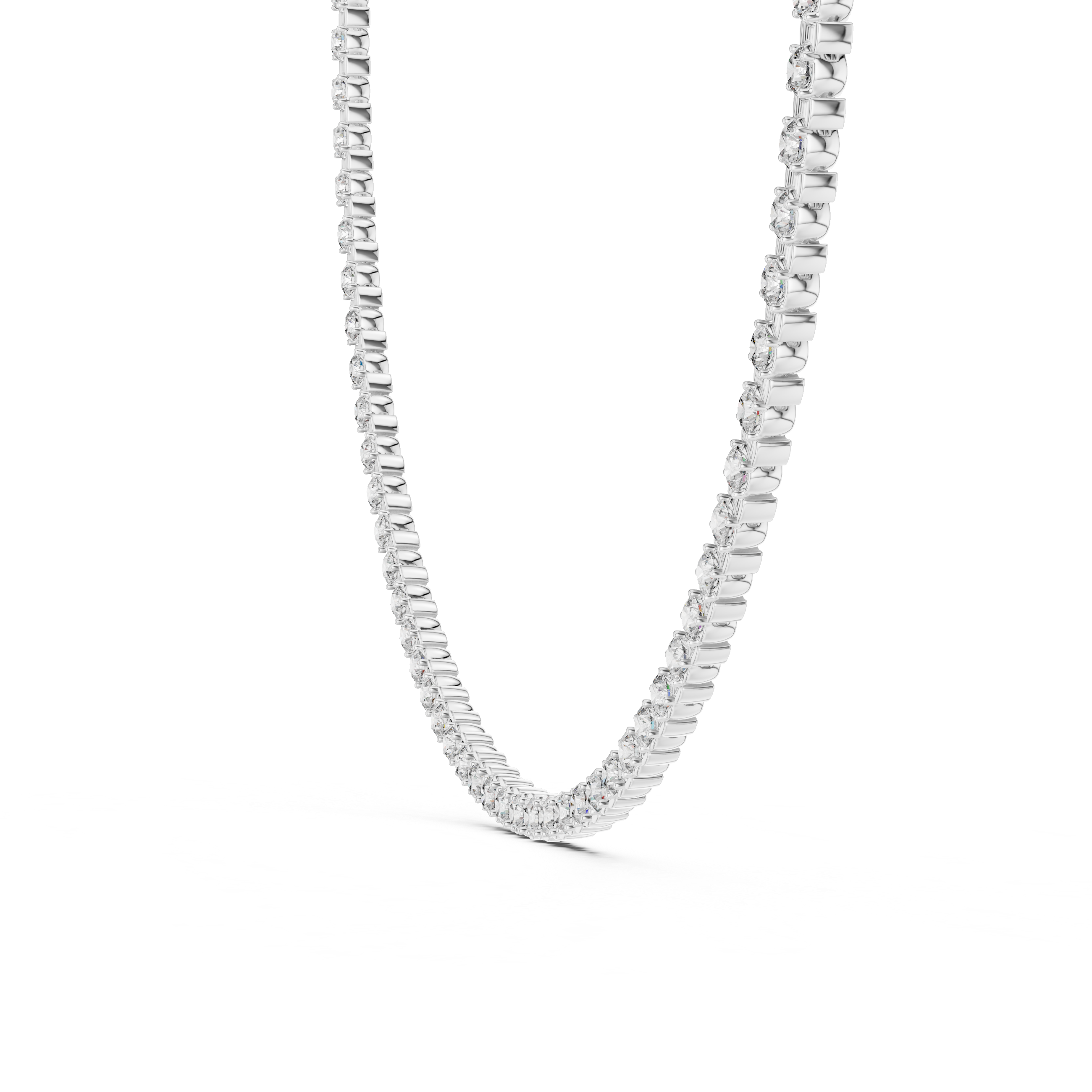 Luxury Diamond Tennis Chain Necklace