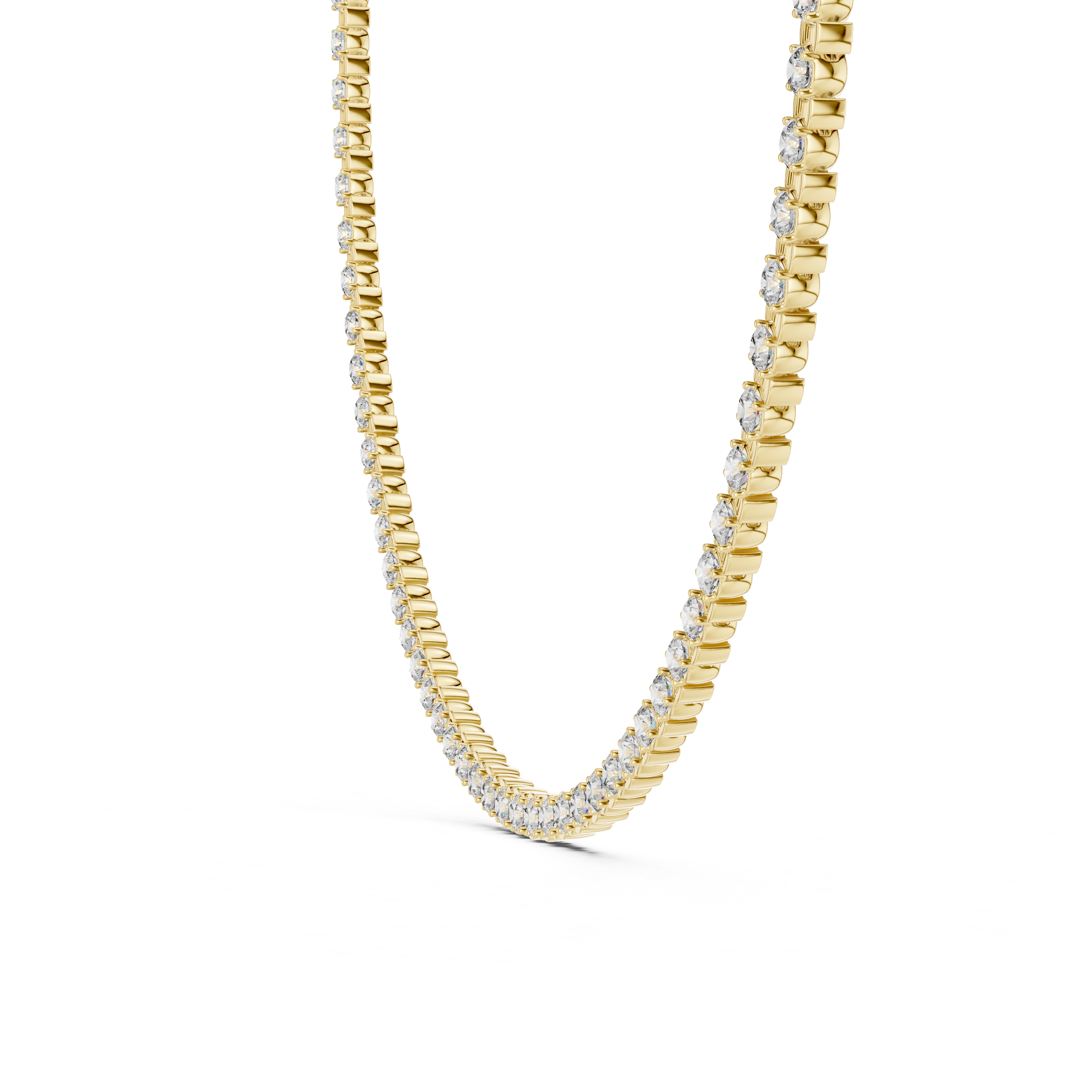 Luxury Diamond Tennis Chain Necklace