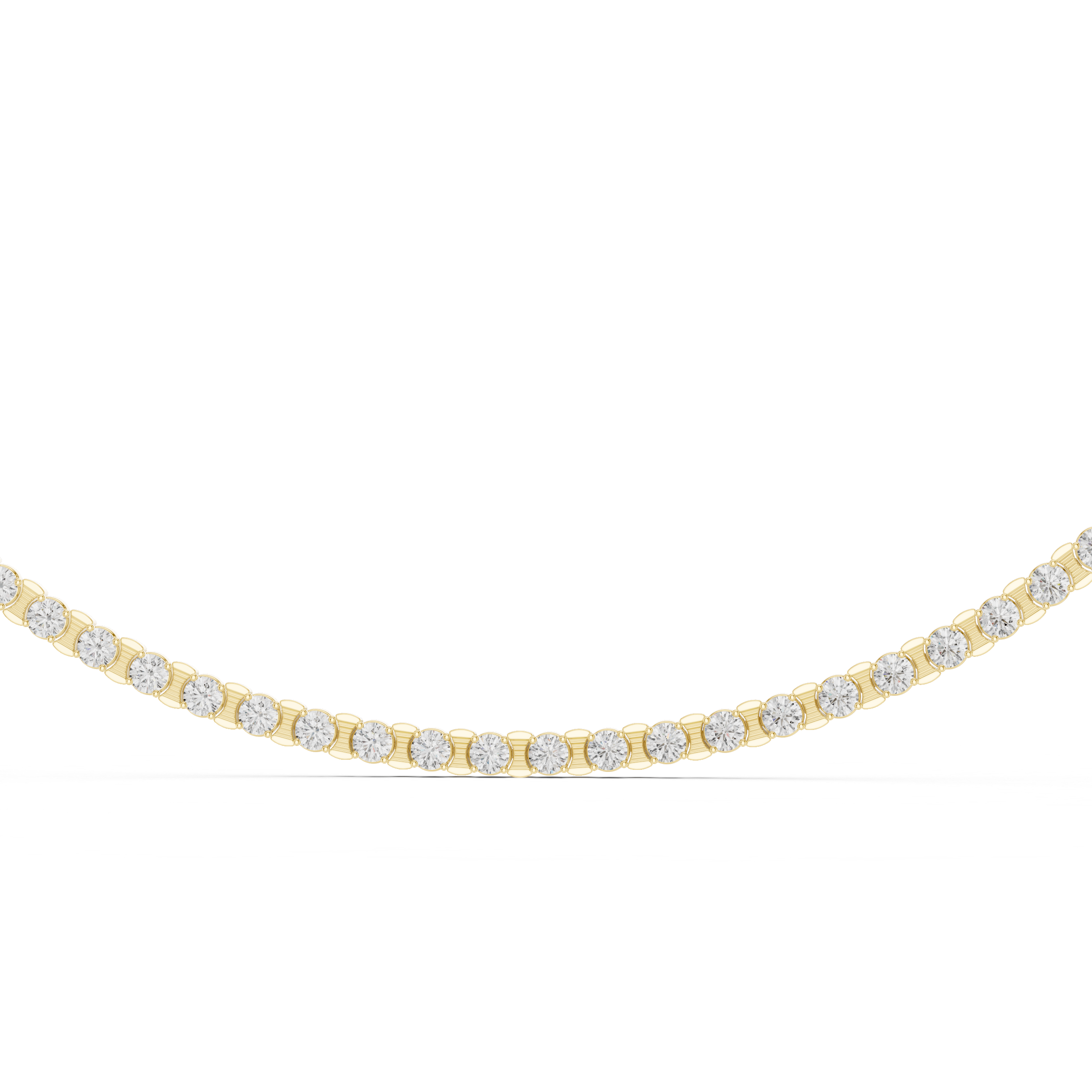 Luxury Diamond Tennis Chain Necklace