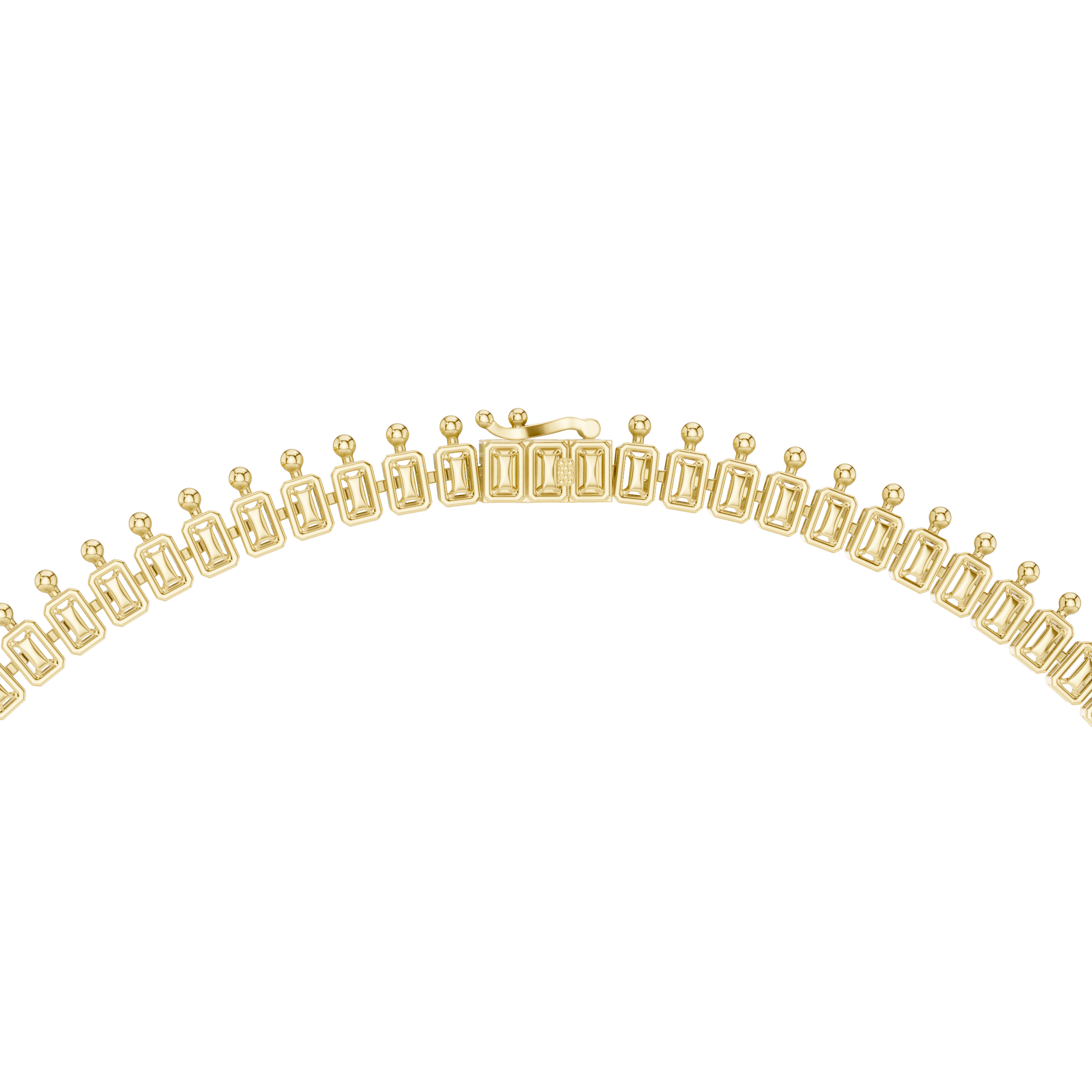Royal Sapphire Cascade Diamond Statement Necklace