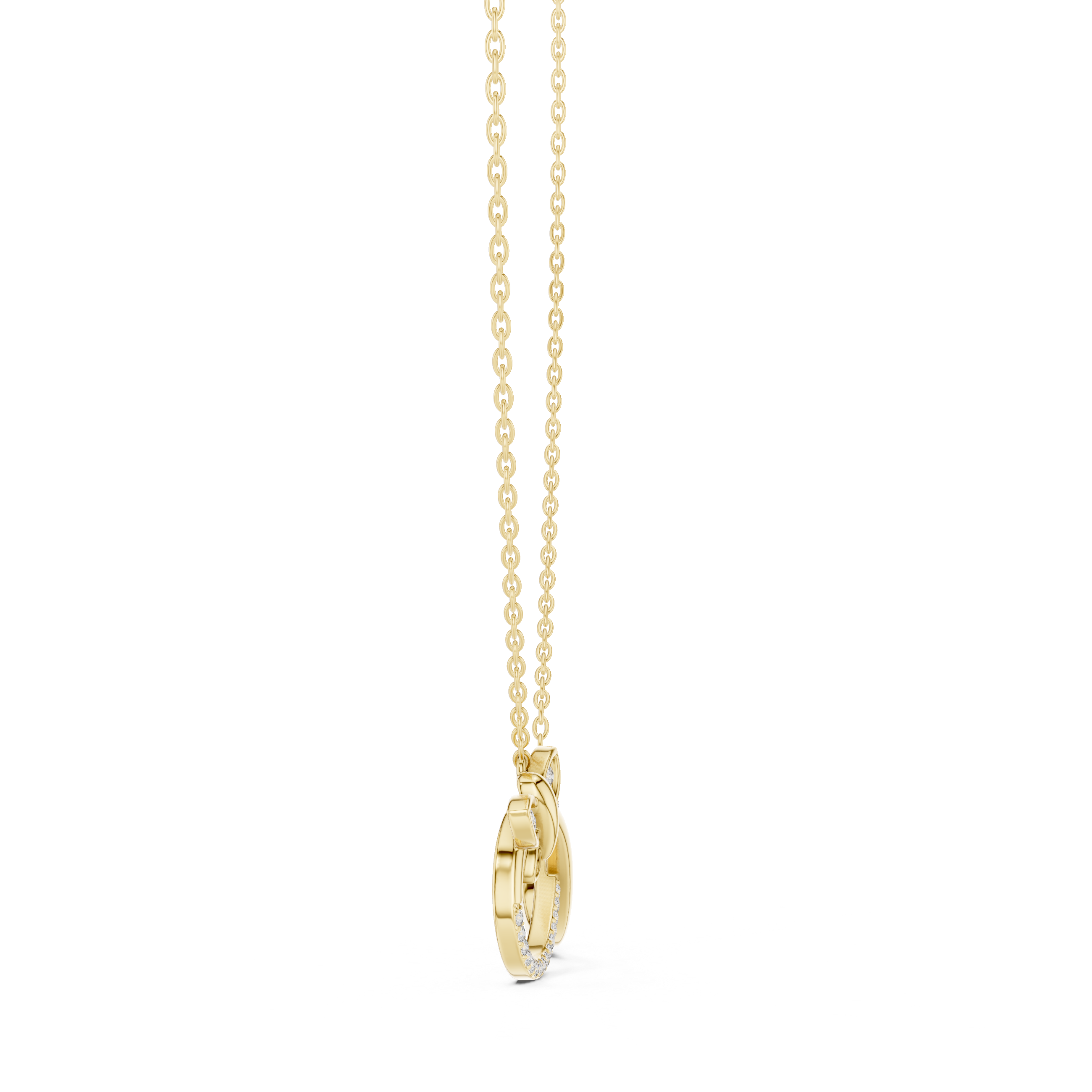 Butterfly Infinity Diamond Necklace – Elegant Symbol of Eternal Love
