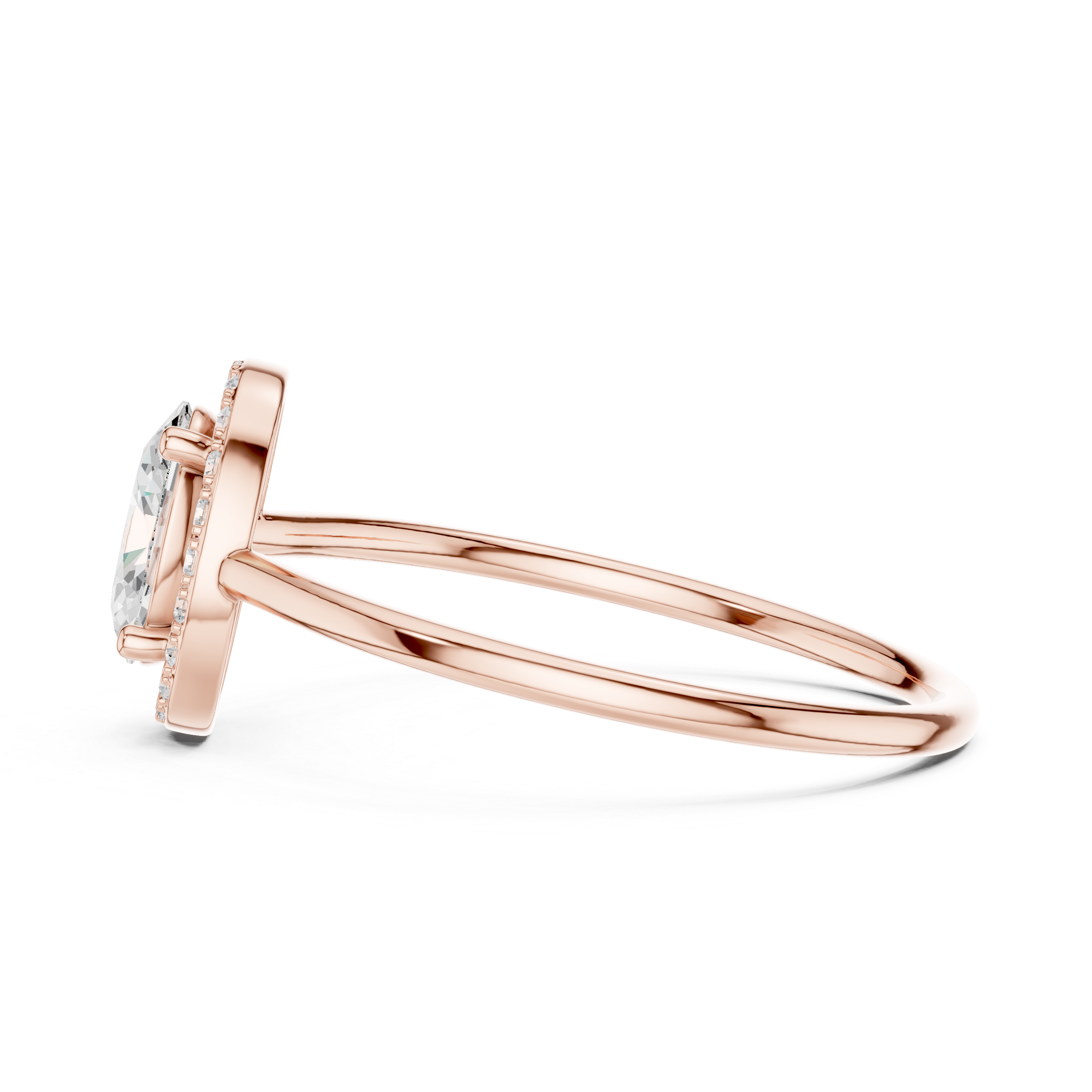 Oval Halo Engagement Ring – Classic Oval Cut Diamond Halo Ring
