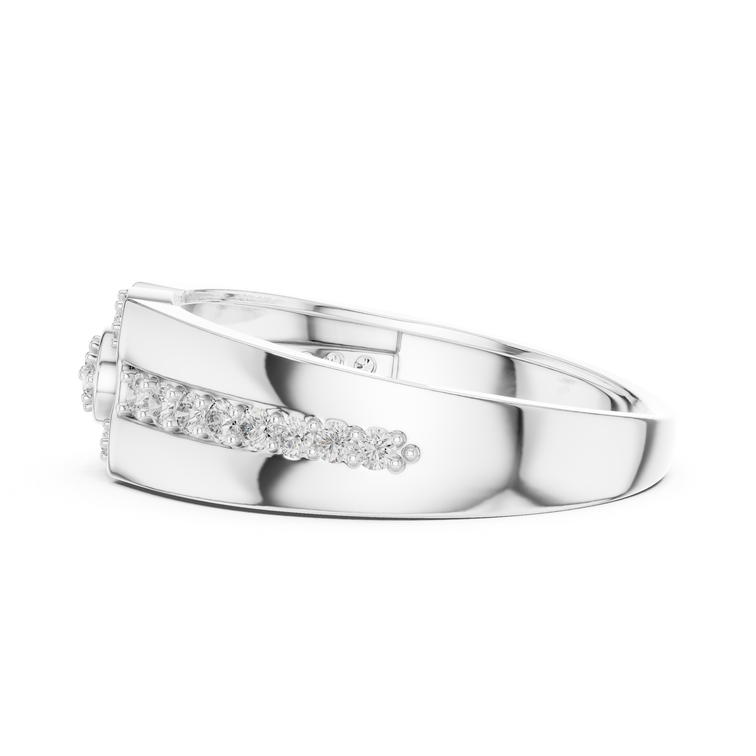 Vintage-Inspired Diamond Cluster Ring