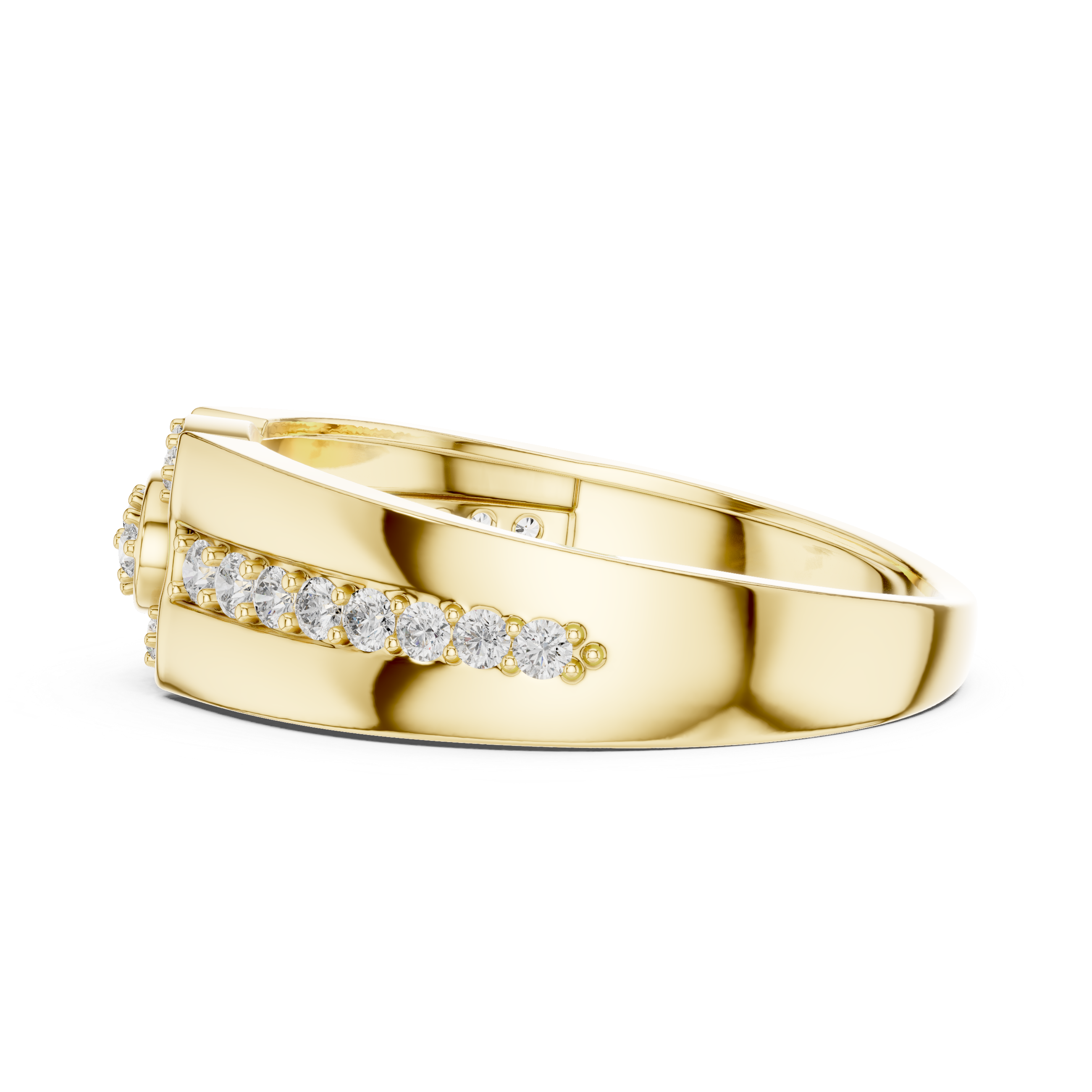 Vintage-Inspired Diamond Cluster Ring