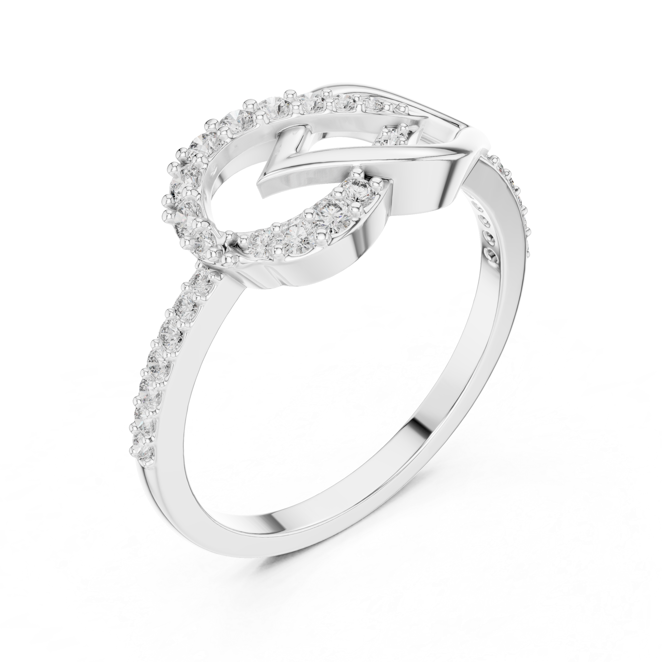 Modern Infinity Diamond Ring
