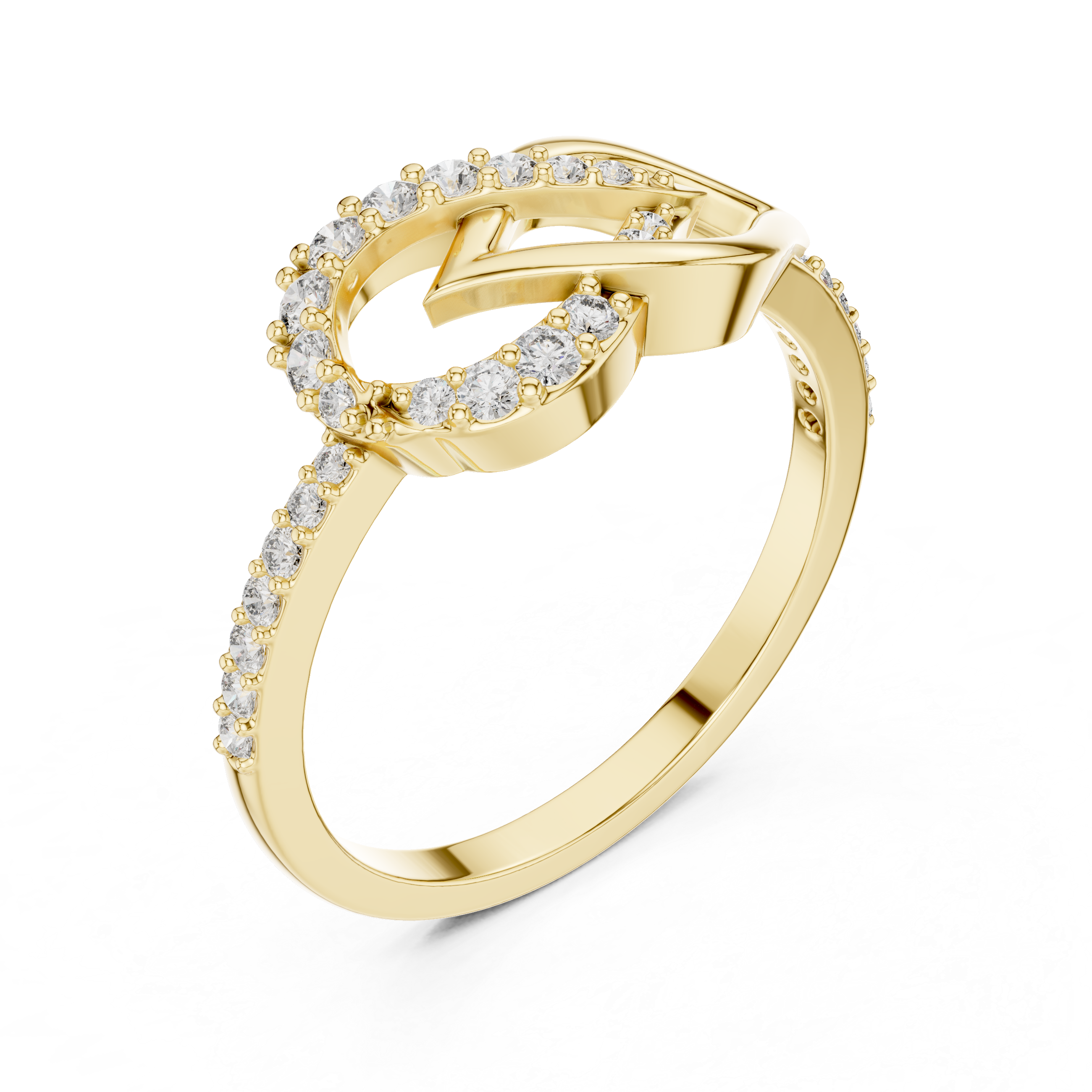 Modern Infinity Diamond Ring