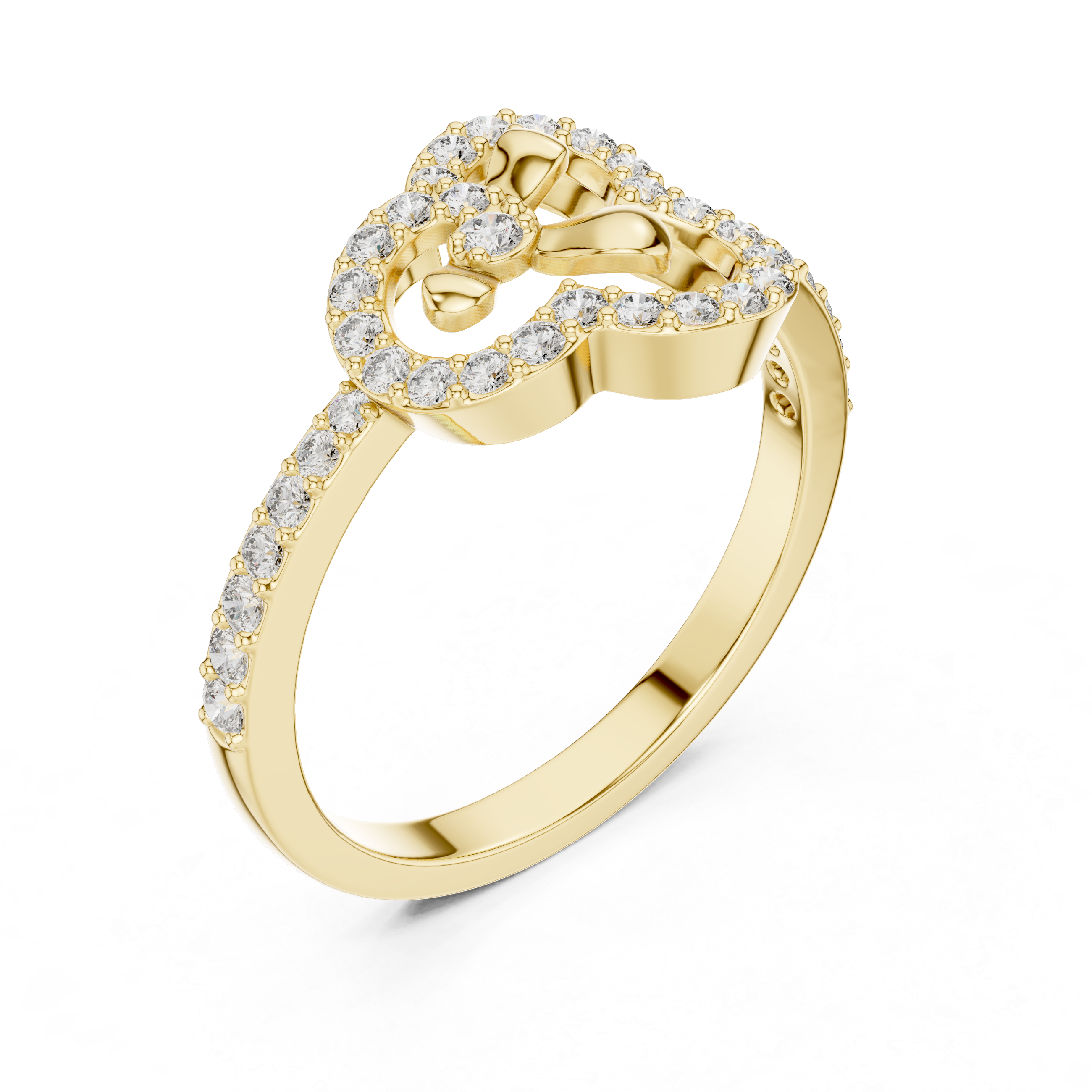 Clover Diamond Ring – Modern Lucky Charm Inspired Openwork Ring