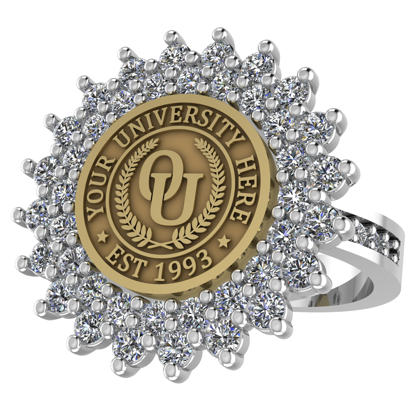 Splendid | Channel Core Band Custom Collage Ring