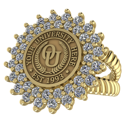 Splendid | V-Rope Band Custom Collage Ring