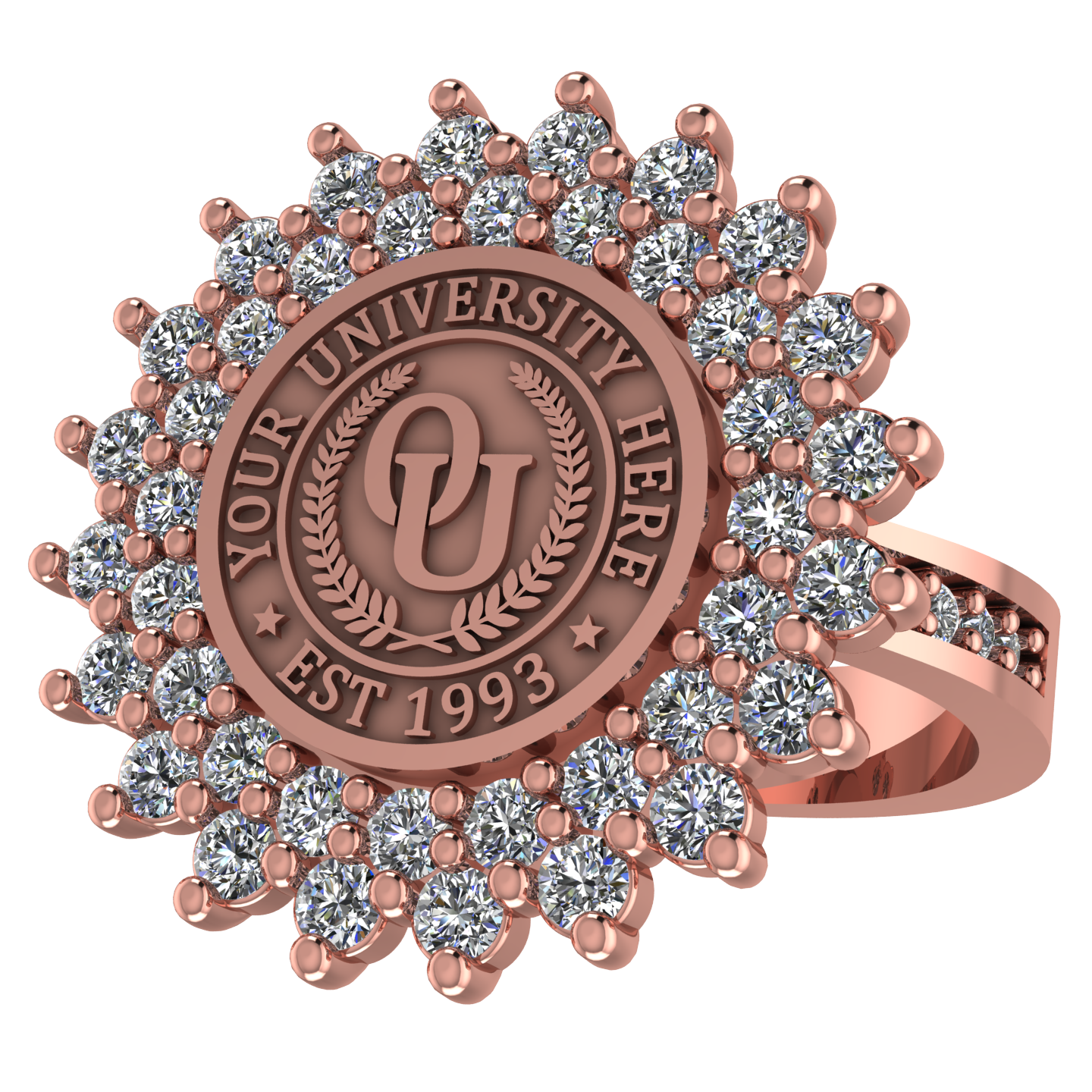 Splendid | Channel Core Band Custom Collage Ring