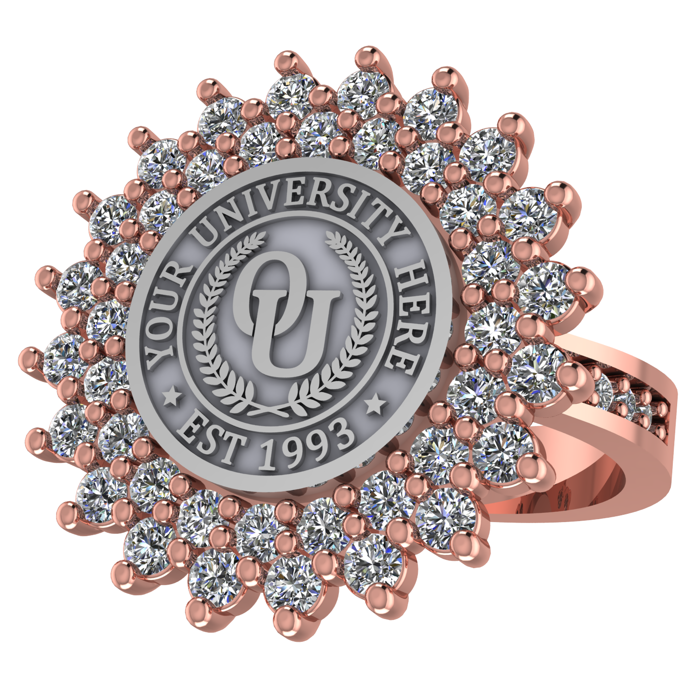 Splendid | Channel Core Band Custom Collage Ring