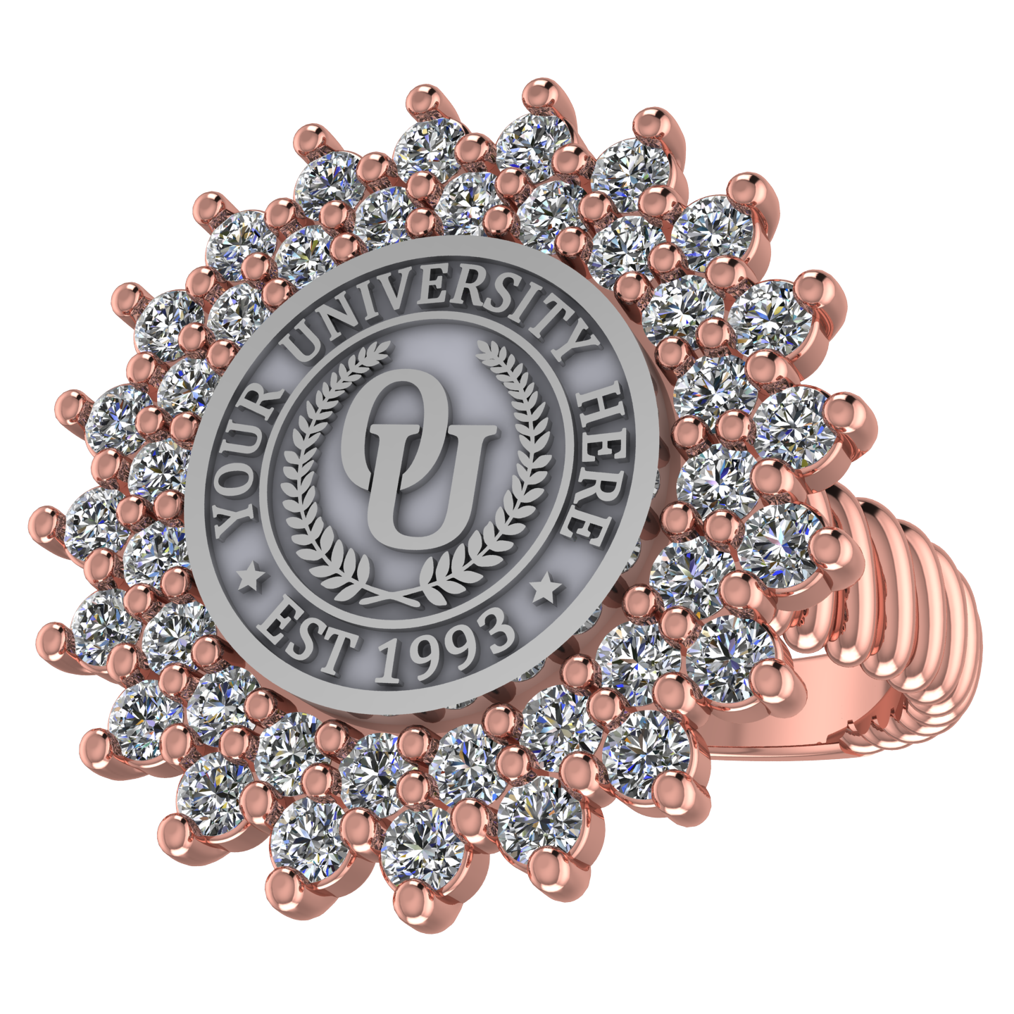 Splendid | Rope Core Band Custom Collage Ring