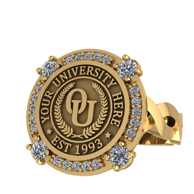 F-Sparkles | Infinity Loop Band Custom Collage Ring