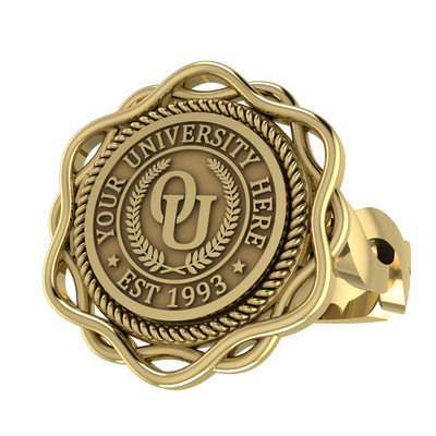 Slanga | Infinity Loop Band Custom Collage Ring