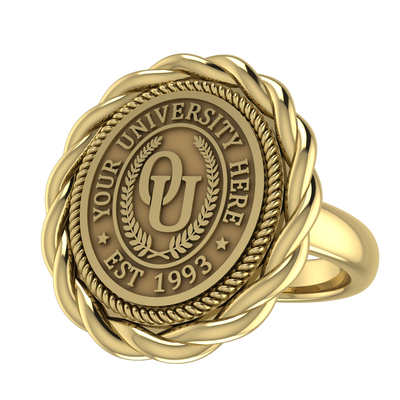 Melipat | Classic Dome Band Custom Collage Ring