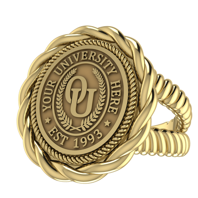 Melipat | V-Rope Band Custom Collage Ring