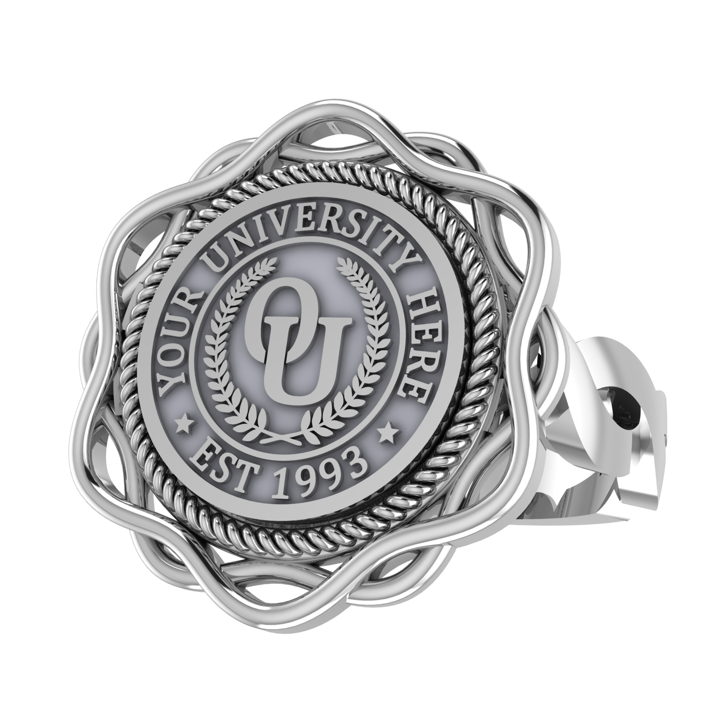 Slanga | Infinity Loop Band Custom Collage Ring