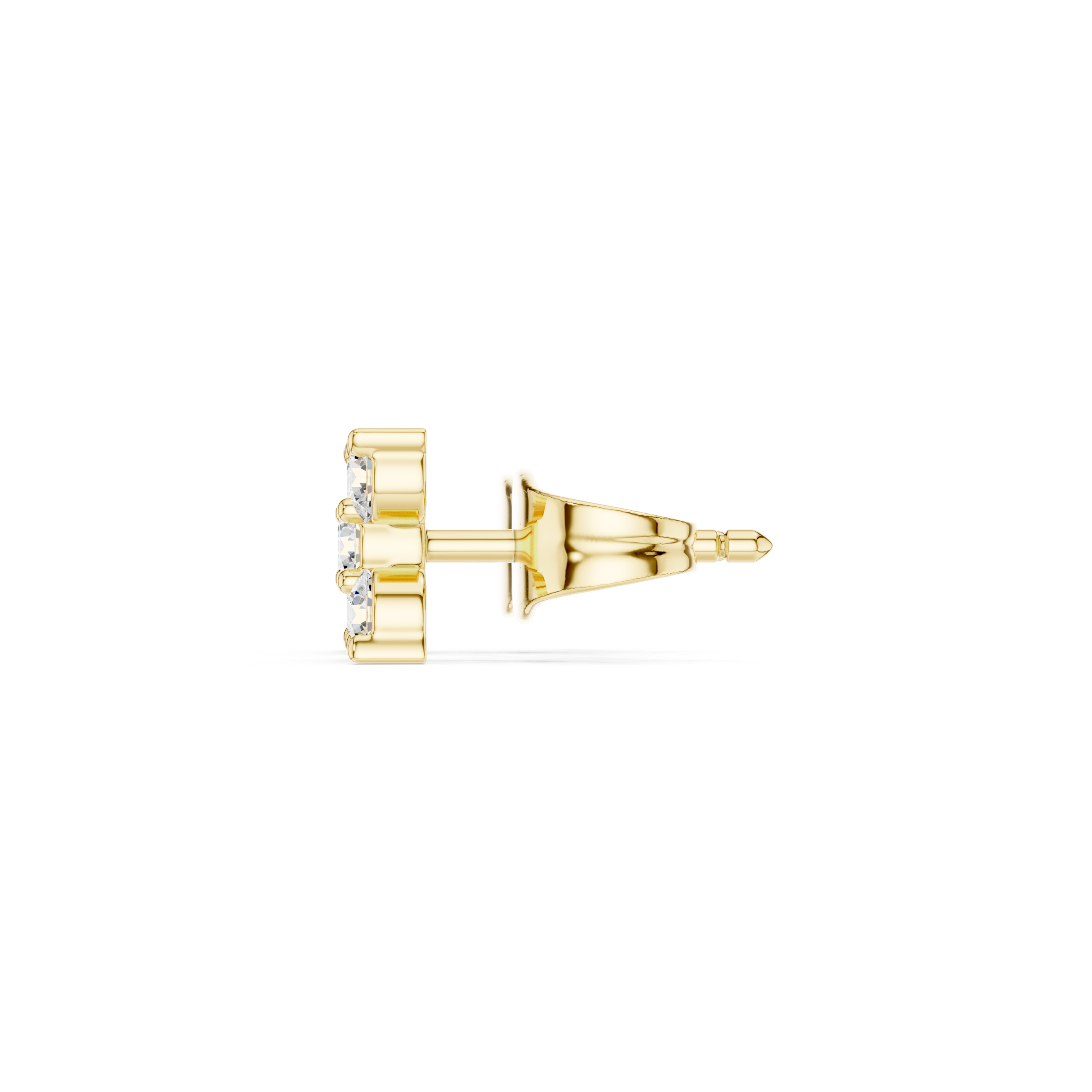 Classic Cluster Diamond Stud Earrings