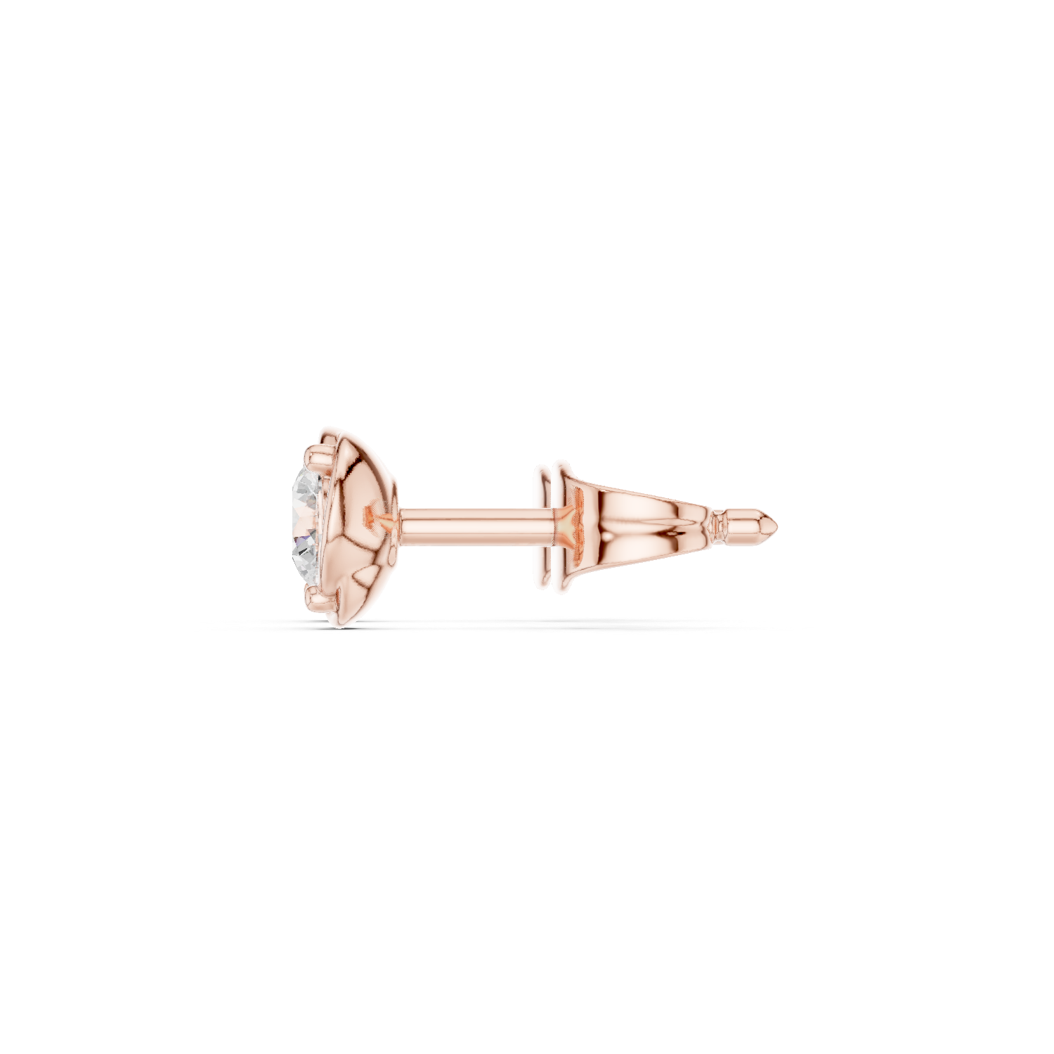 Classic Round Diamond Stud Earrings