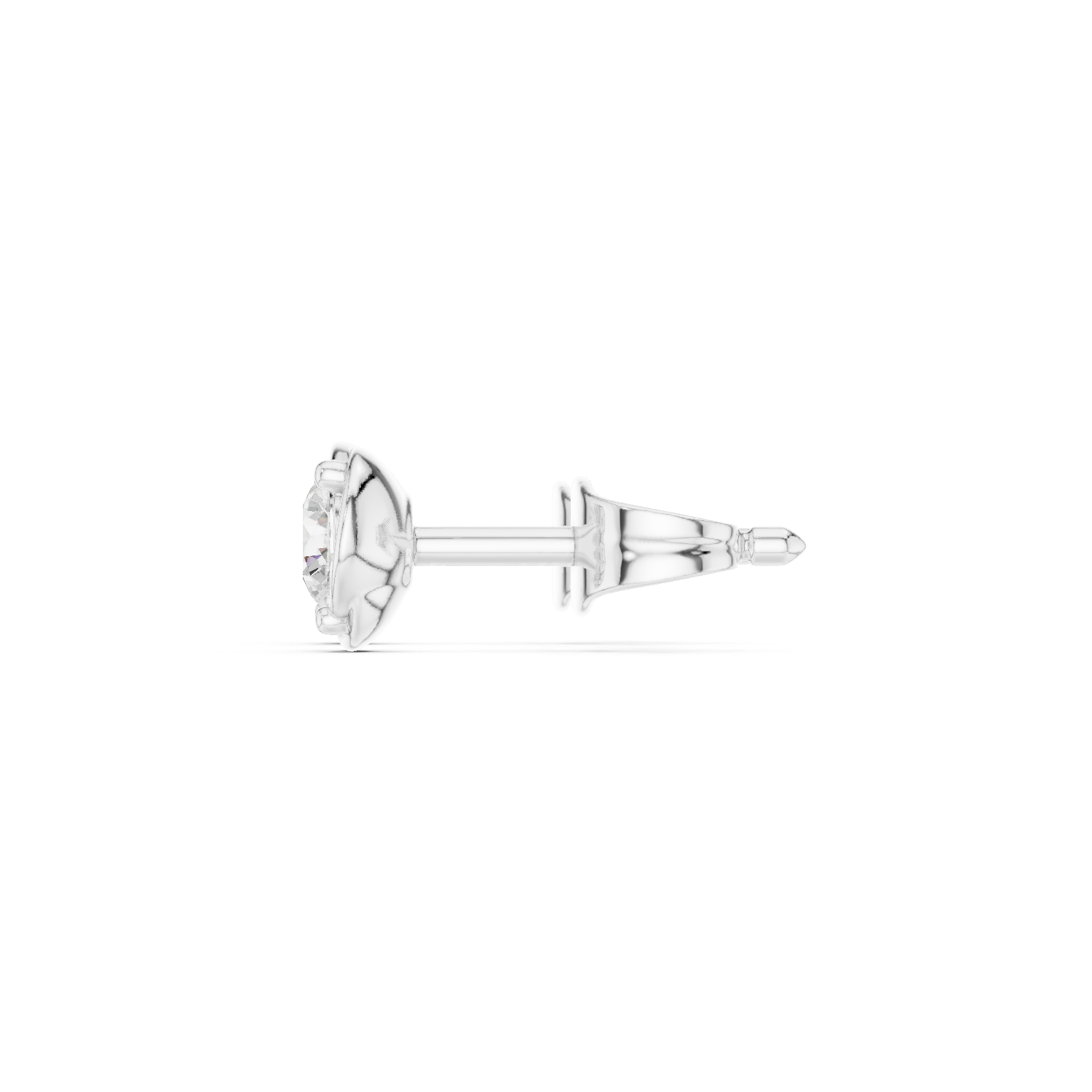 Classic Round Diamond Stud Earrings