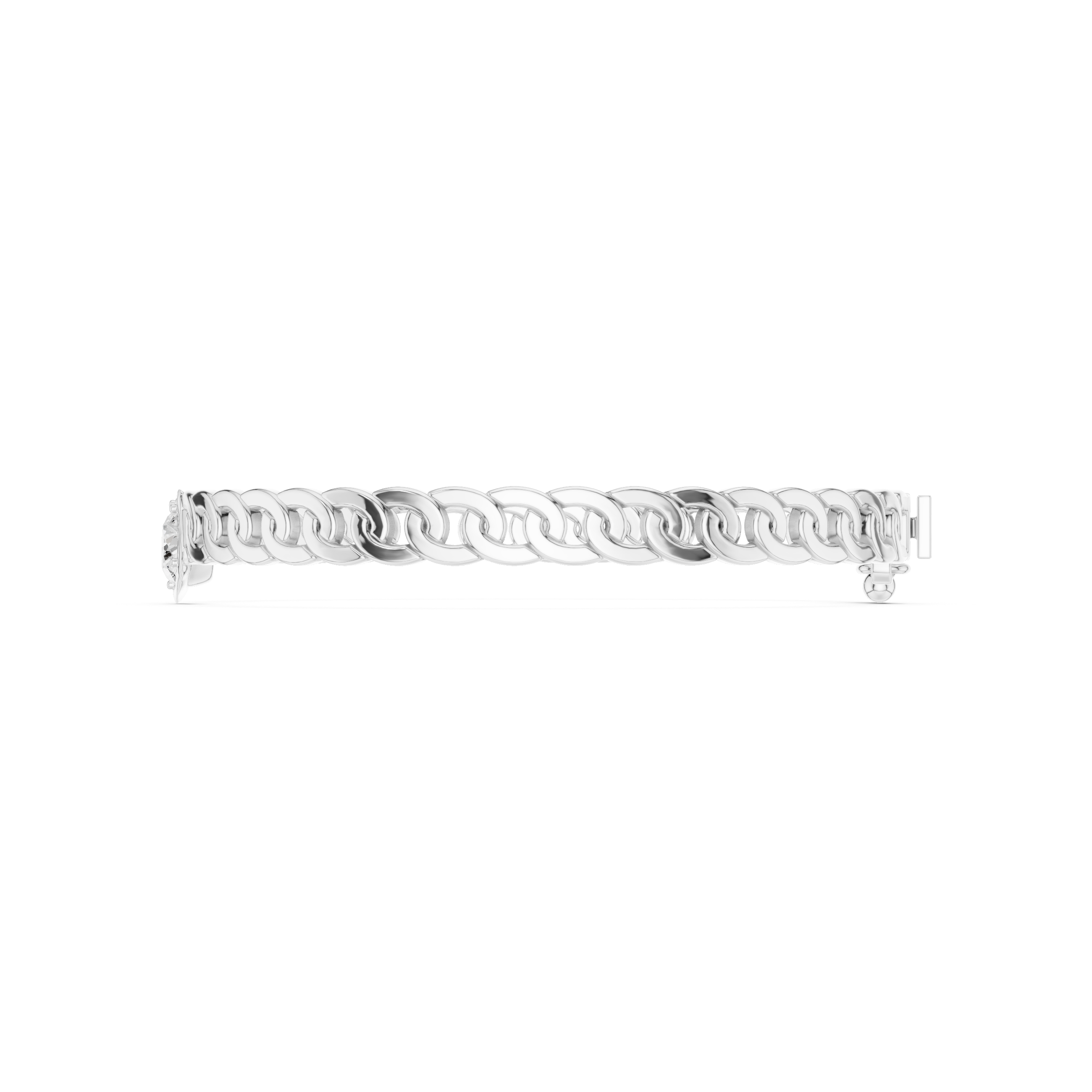 Pear & Oval Diamond Chain Bracelet