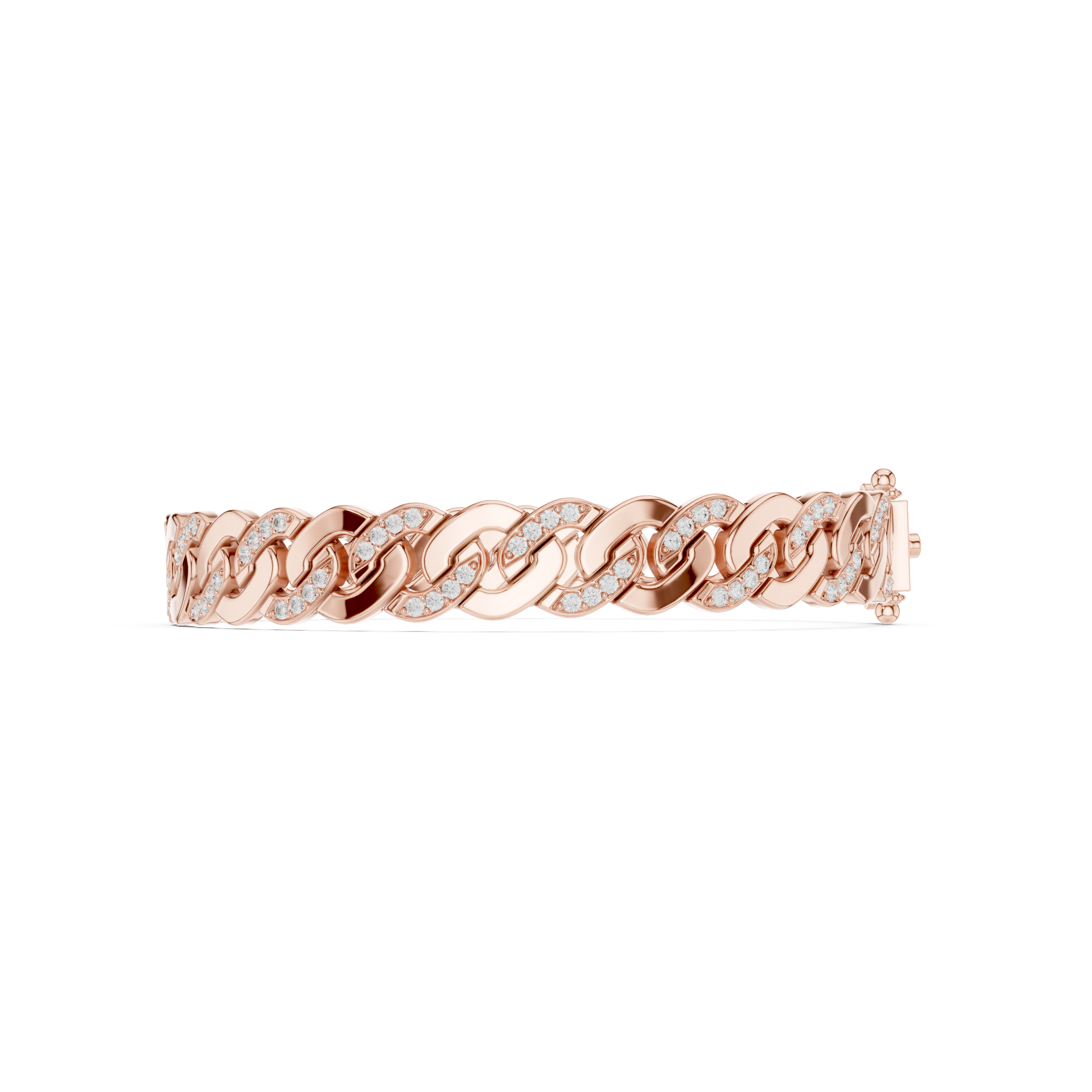 Diamond Cuban Link Chain Bracelet