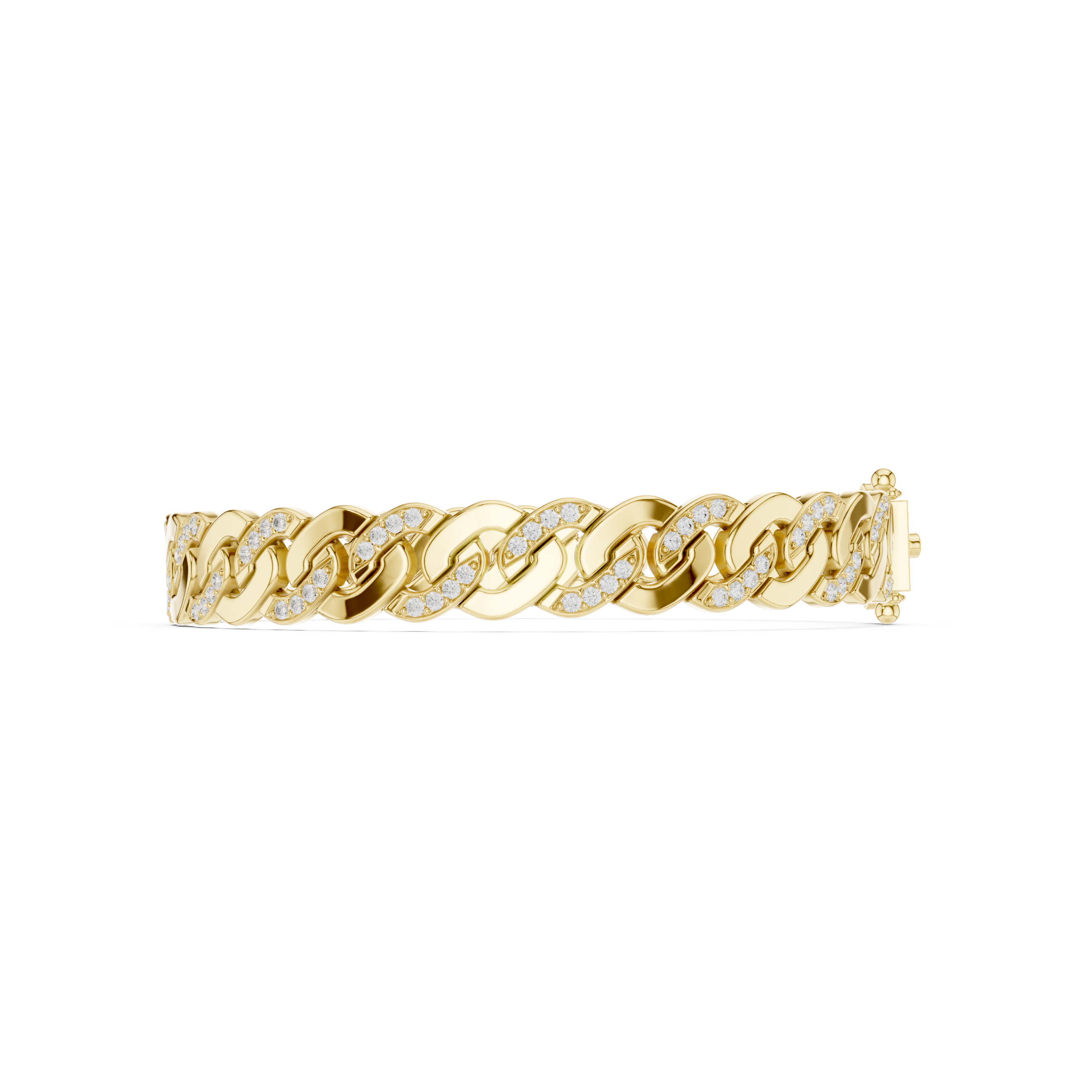 Diamond Cuban Link Chain Bracelet