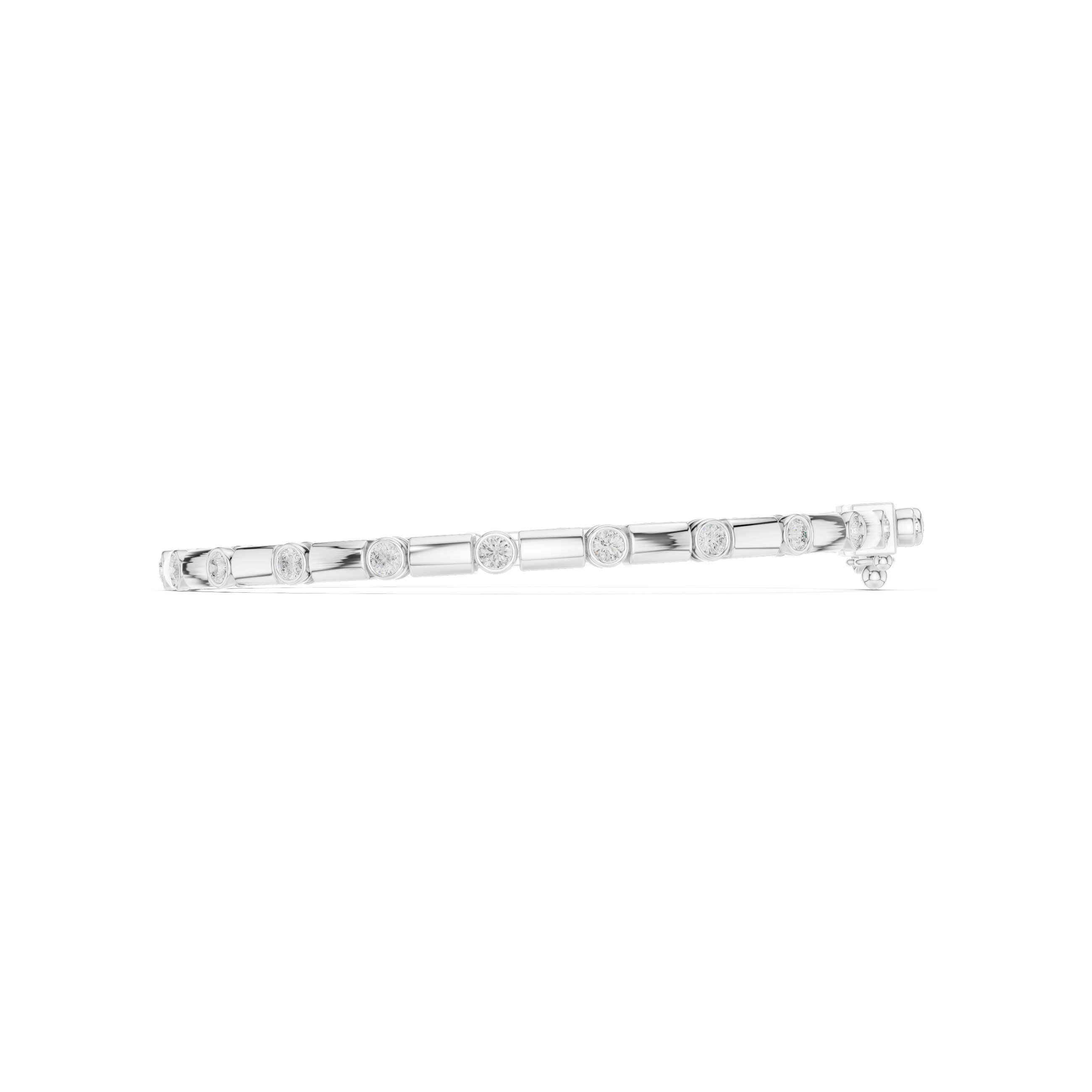 Luxury Bezel Diamond Bracelet