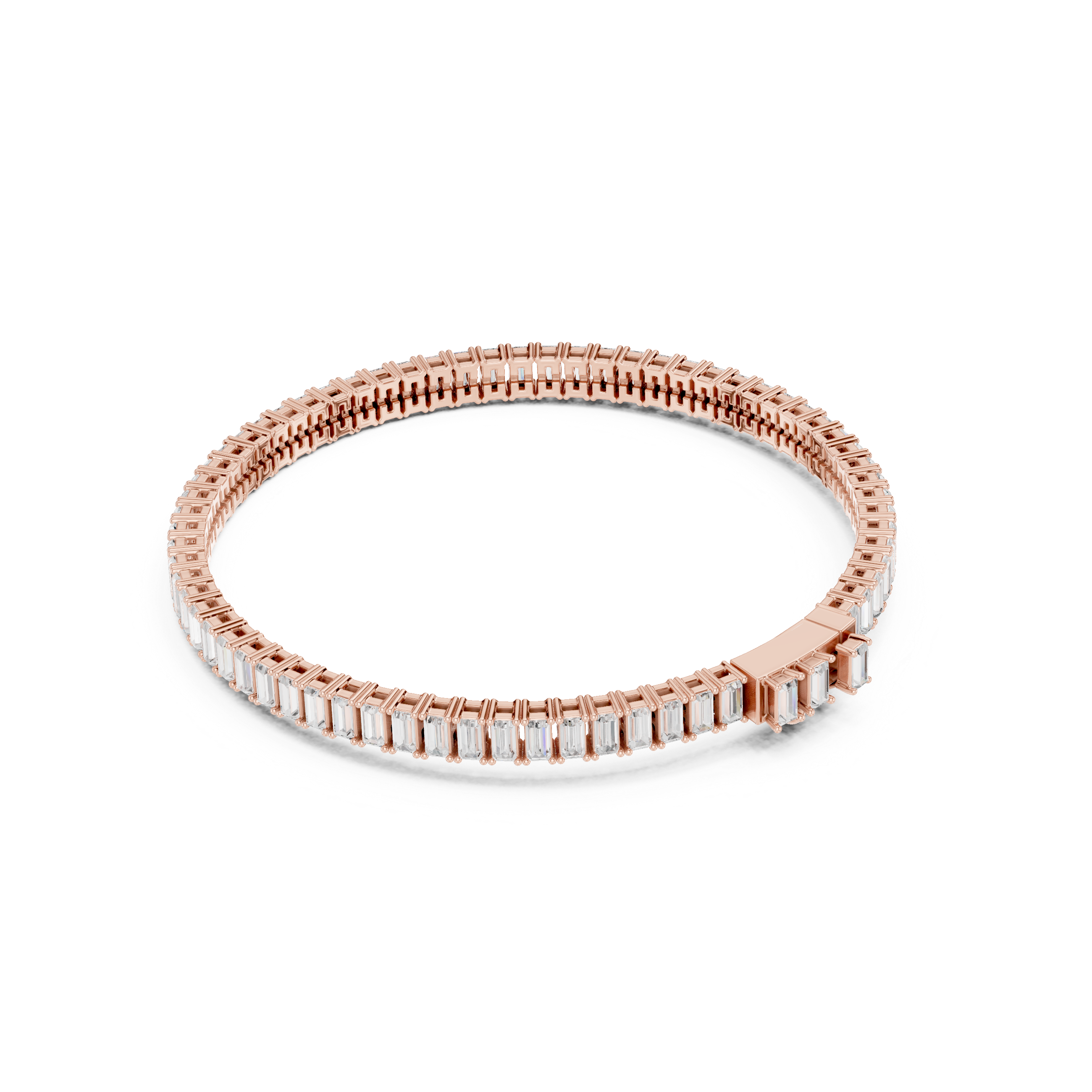 Luxury Baguette Diamond Bracelet