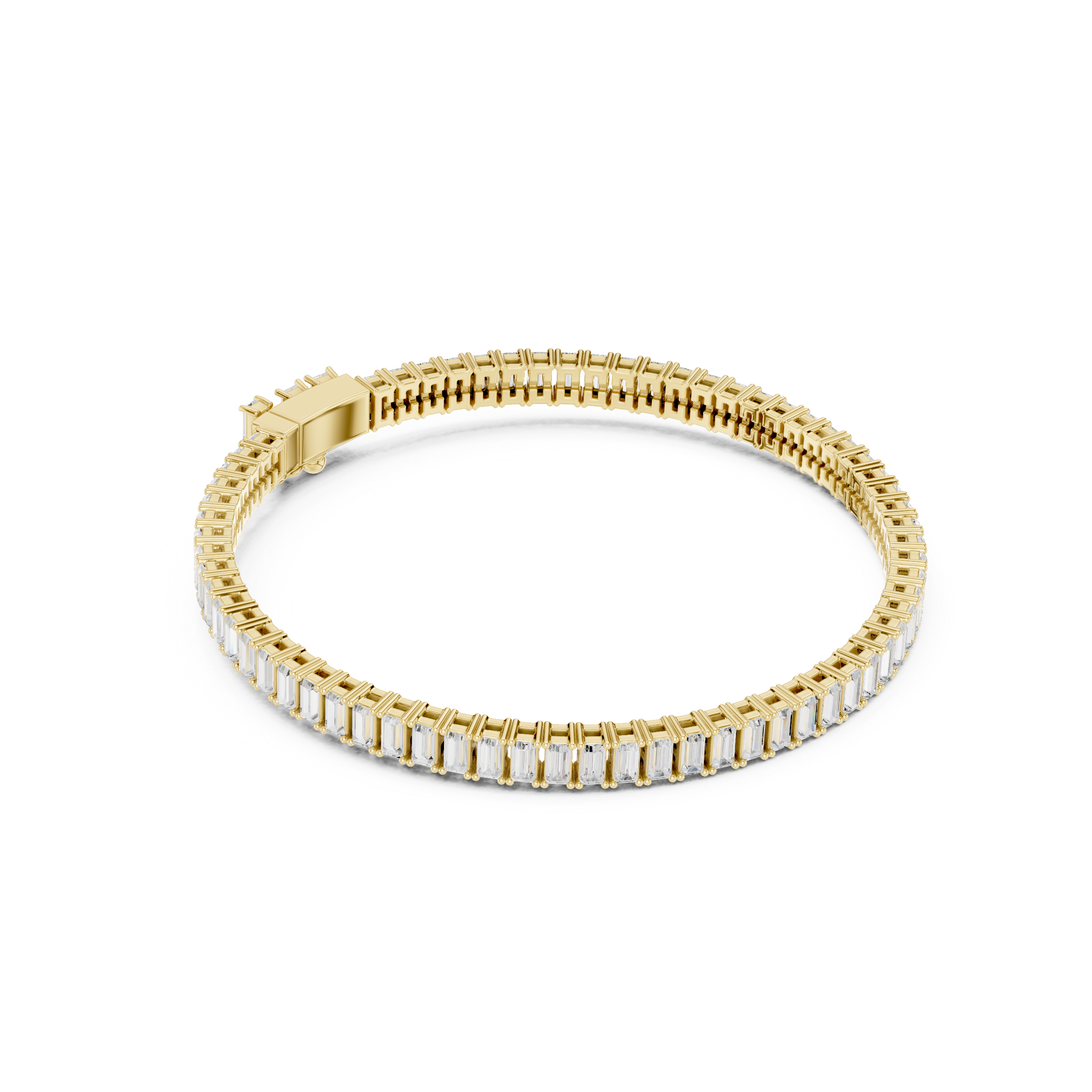 Luxury Baguette Diamond Bracelet