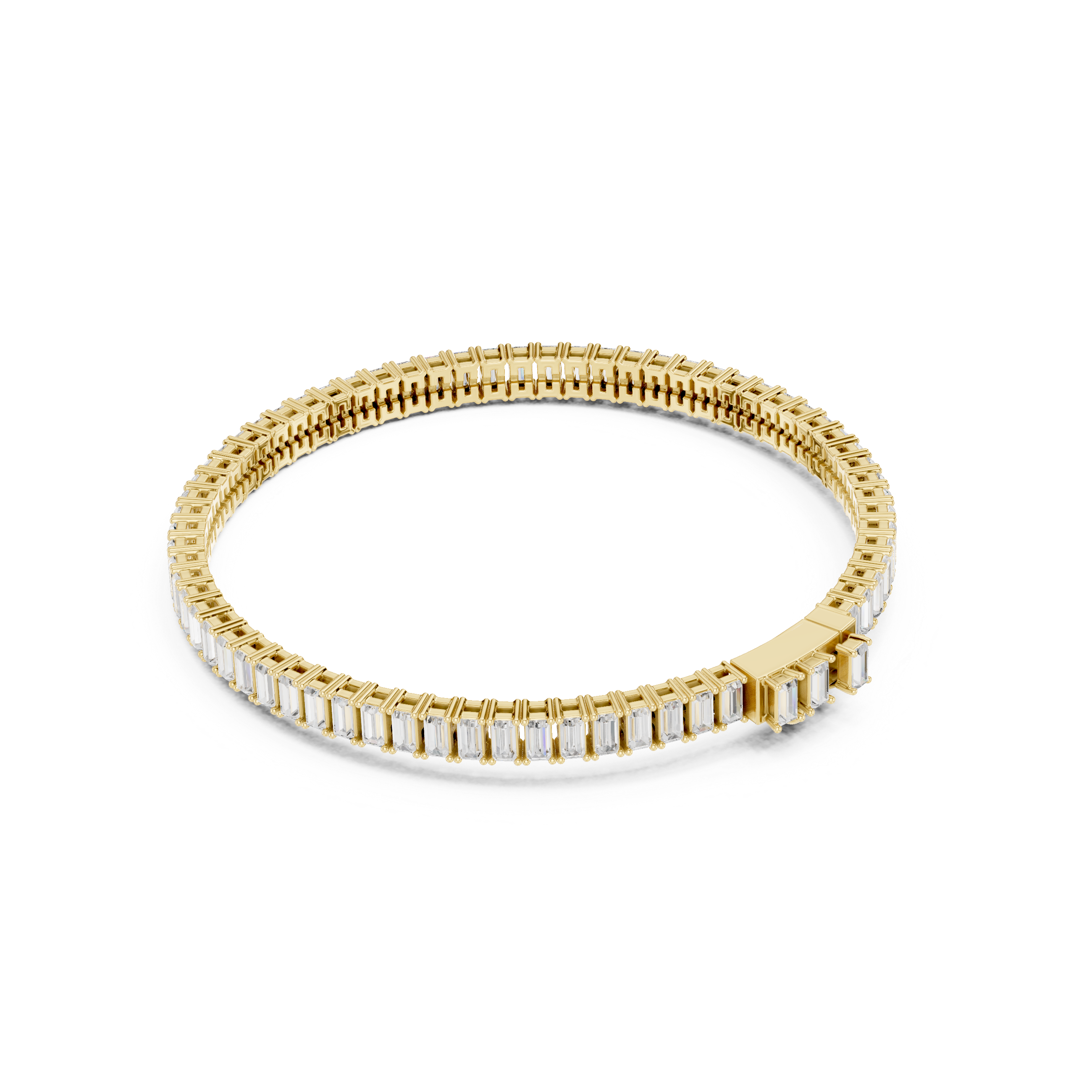 Luxury Baguette Diamond Bracelet
