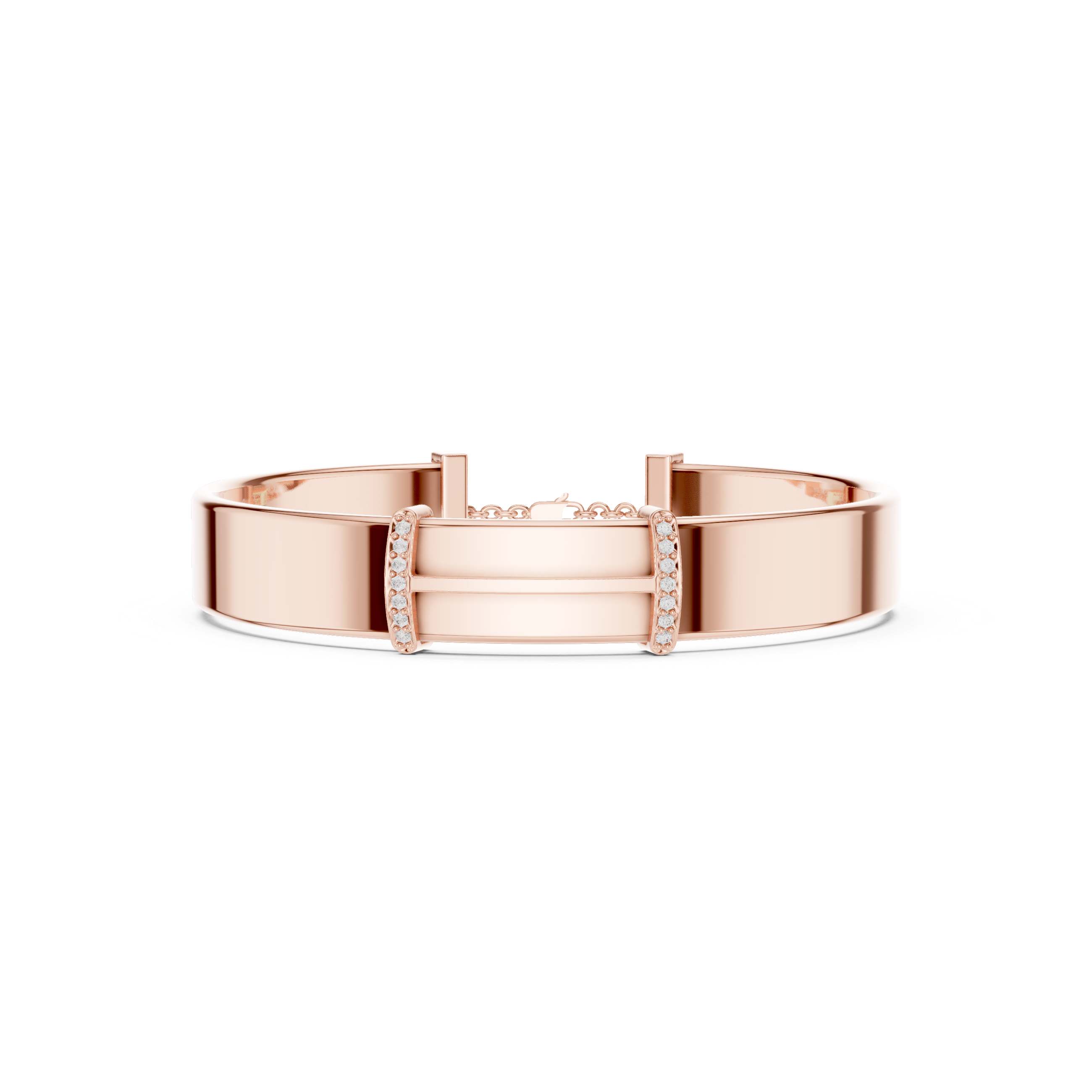 Minimal Diamond Bar Bracelet