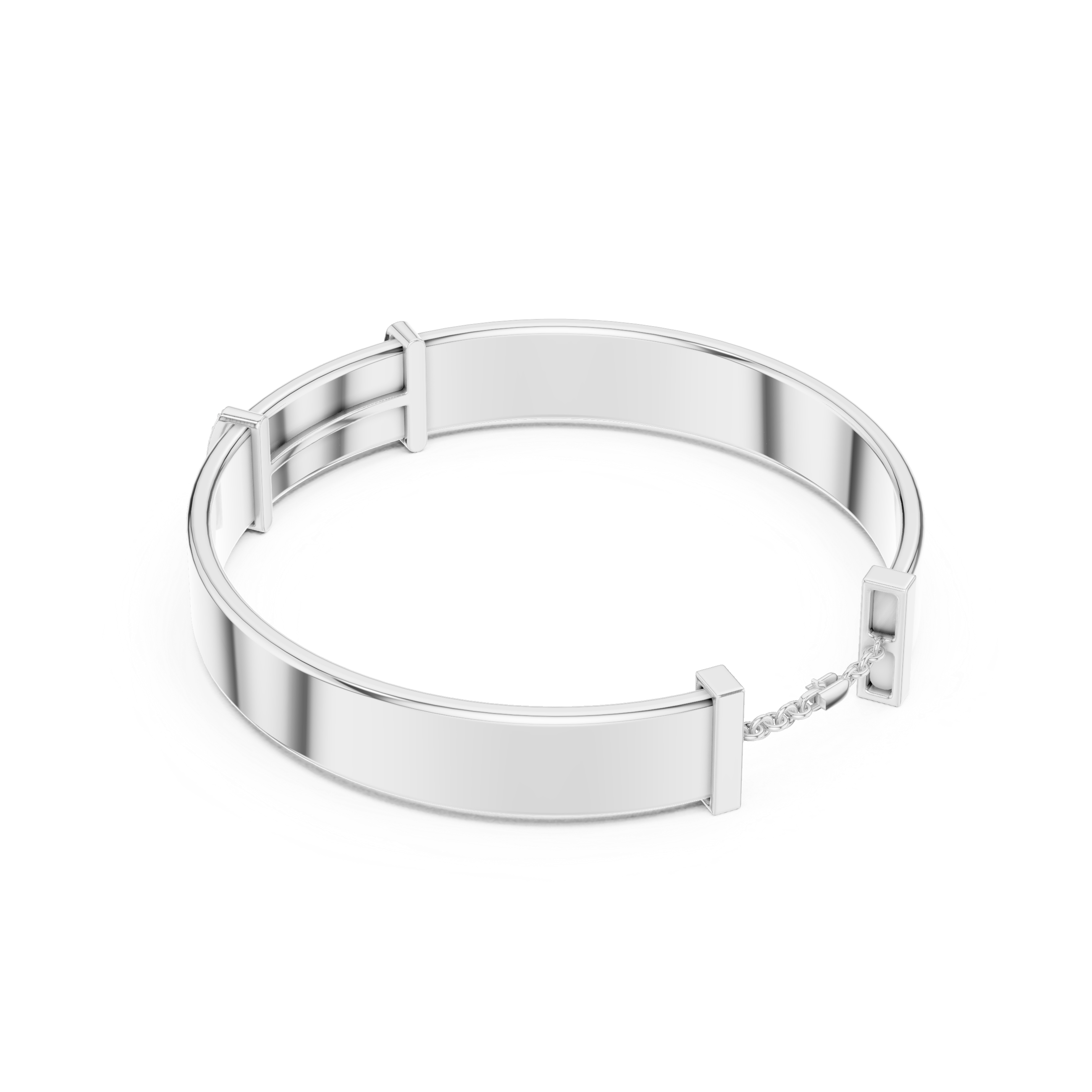 Minimal Diamond Bar Bracelet