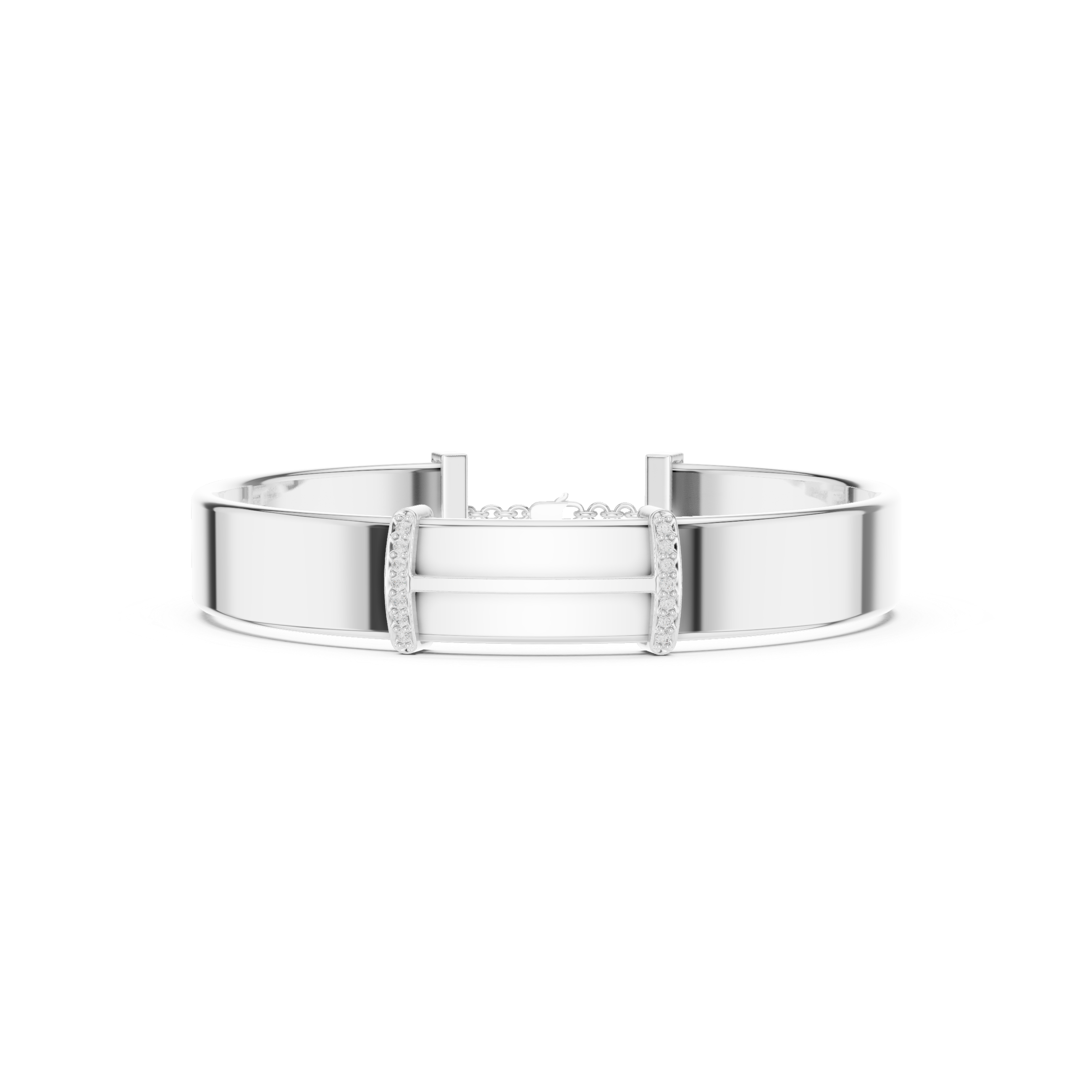 Minimal Diamond Bar Bracelet