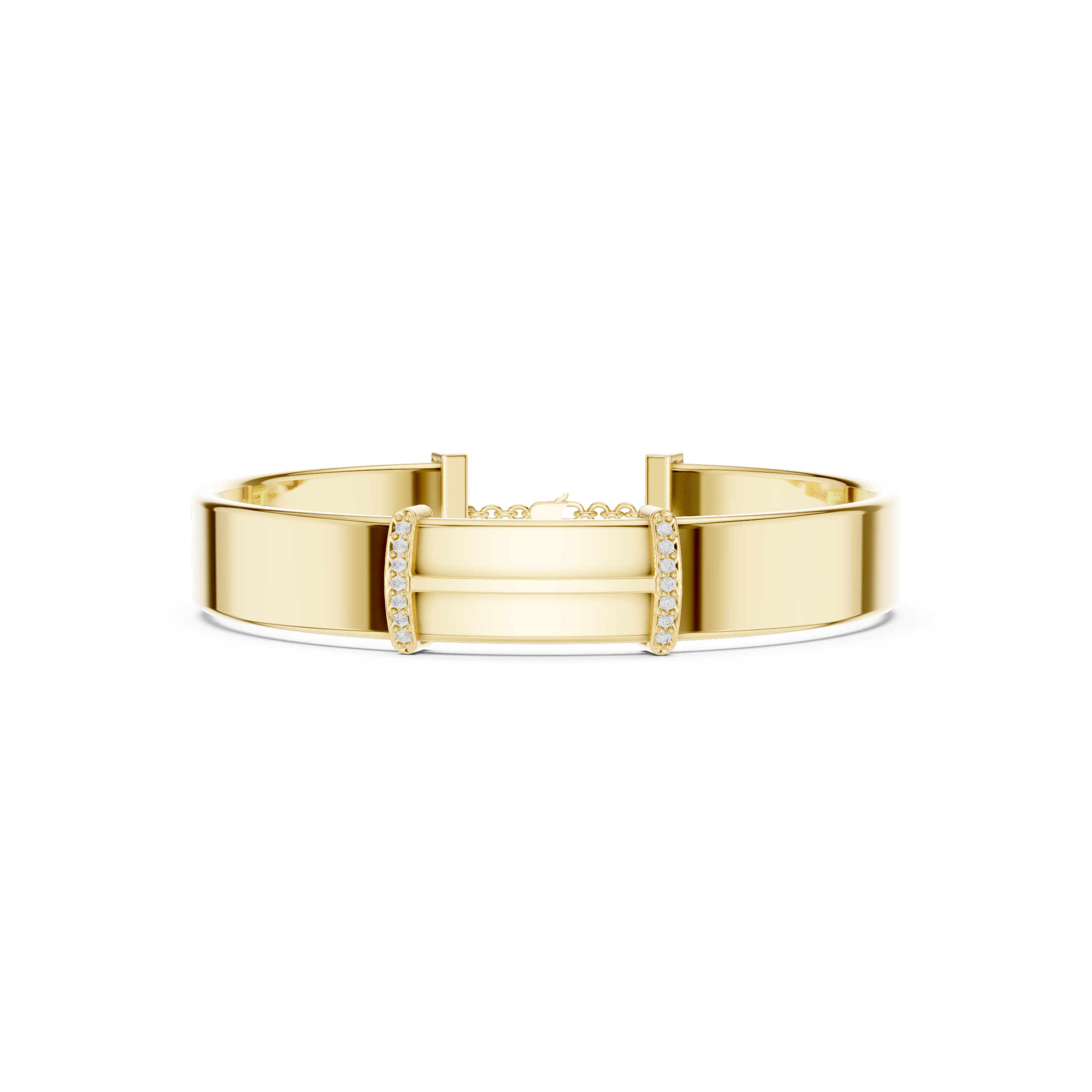 Minimal Diamond Bar Bracelet
