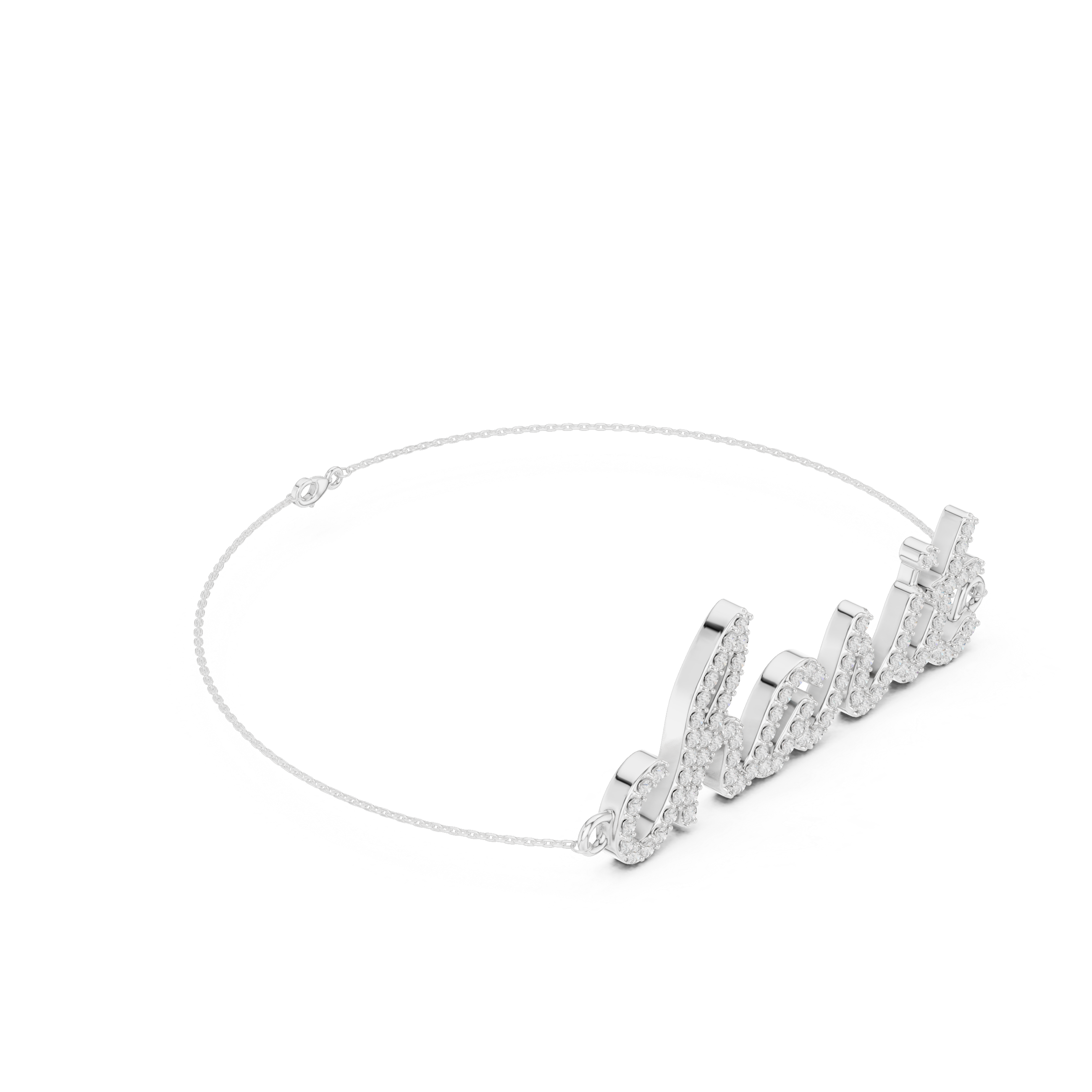 Custom Name Diamond Bracelet