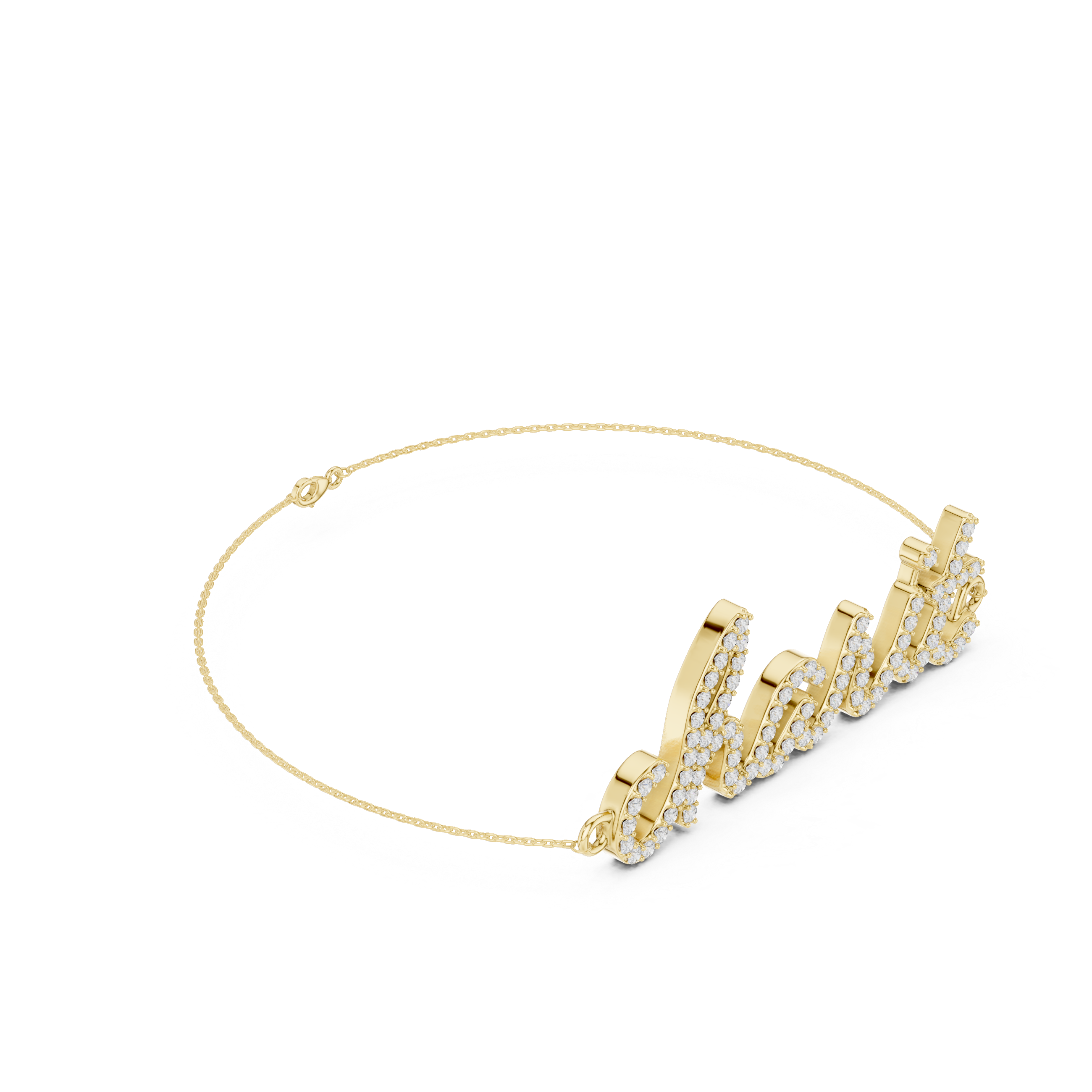 Custom Name Diamond Bracelet