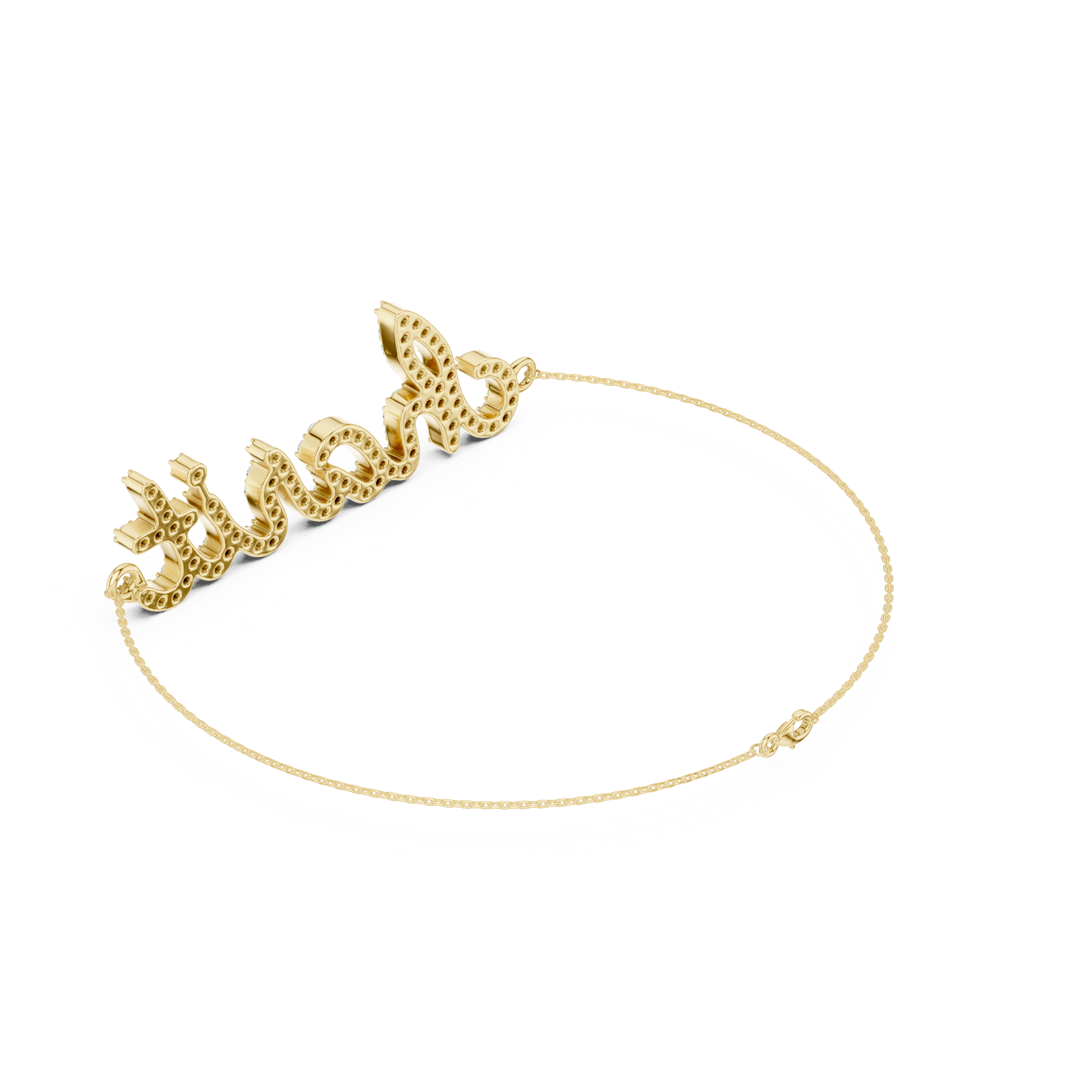 Custom Name Diamond Bracelet