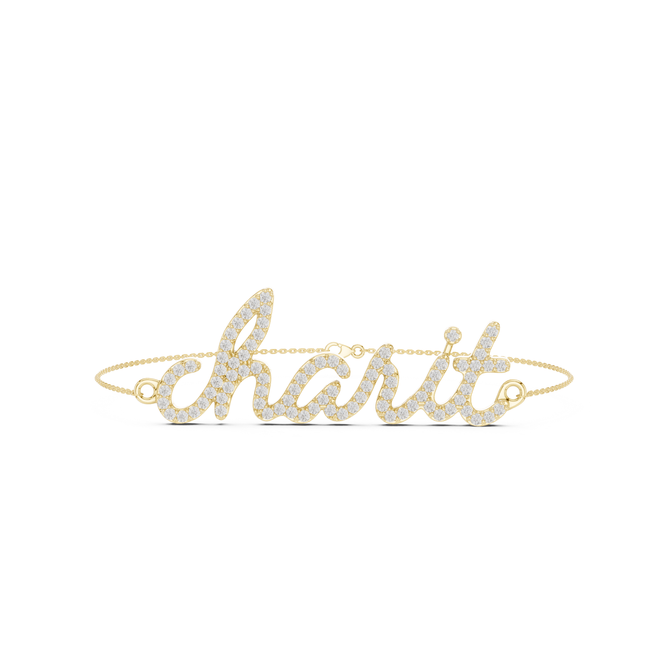 Custom Name Diamond Bracelet
