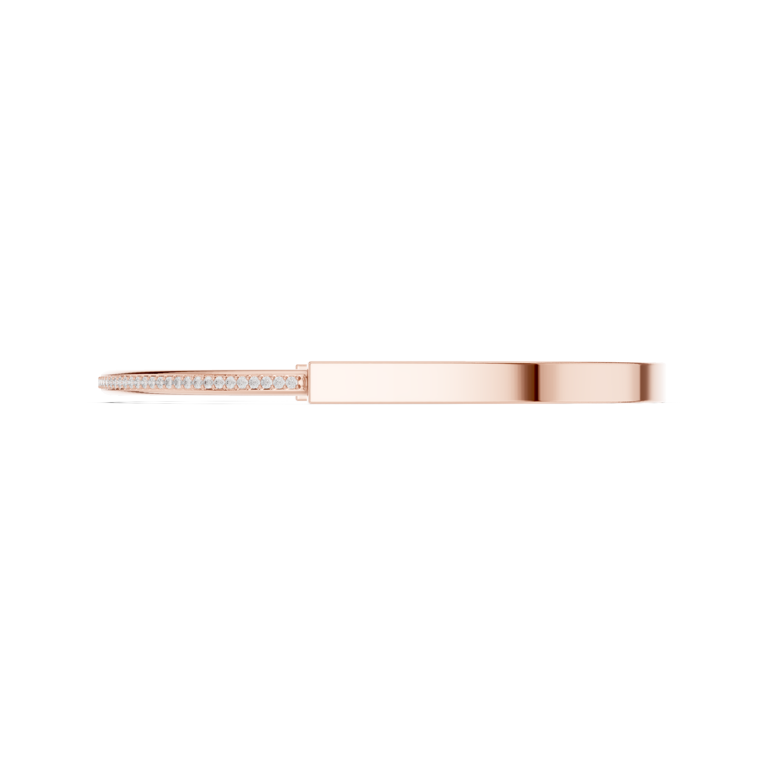 Slim Diamond Line Bangle
