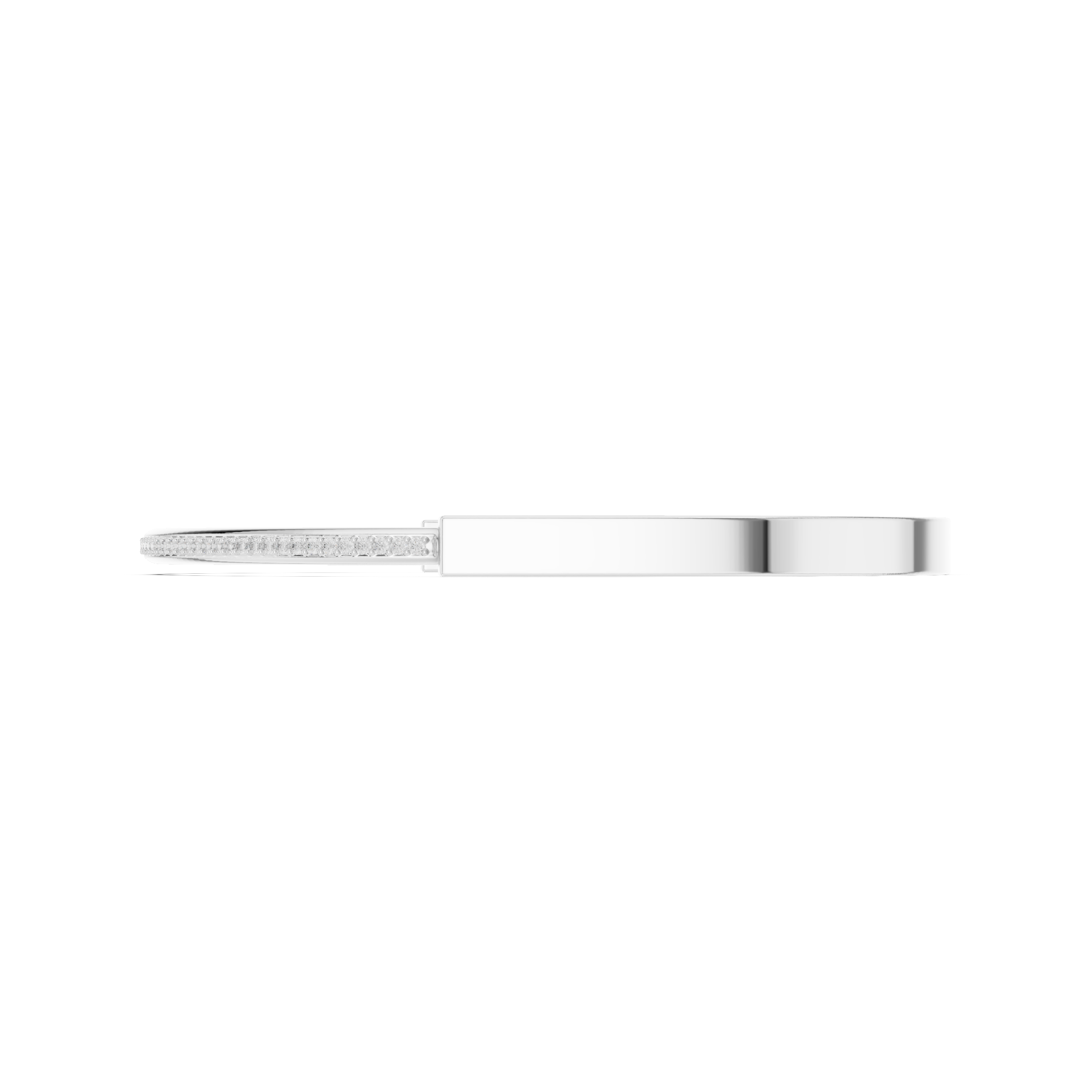 Slim Diamond Line Bangle