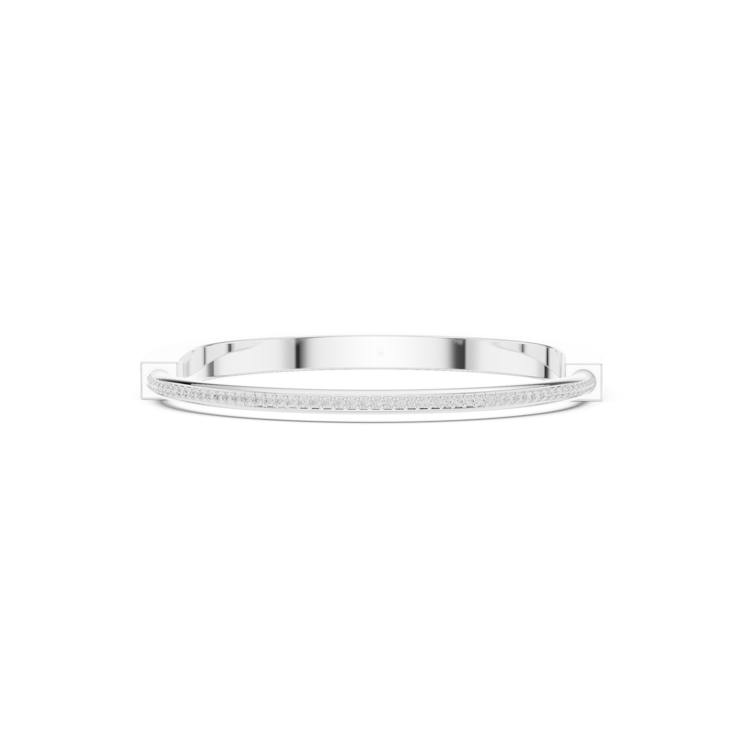 Slim Diamond Line Bangle